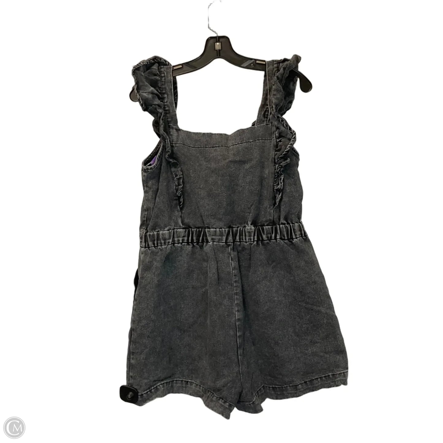 Dress Casual Short By Gilli In Black Denim, Size: L