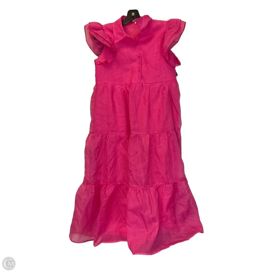 Dress Casual Maxi By Tcec In Pink, Size: M