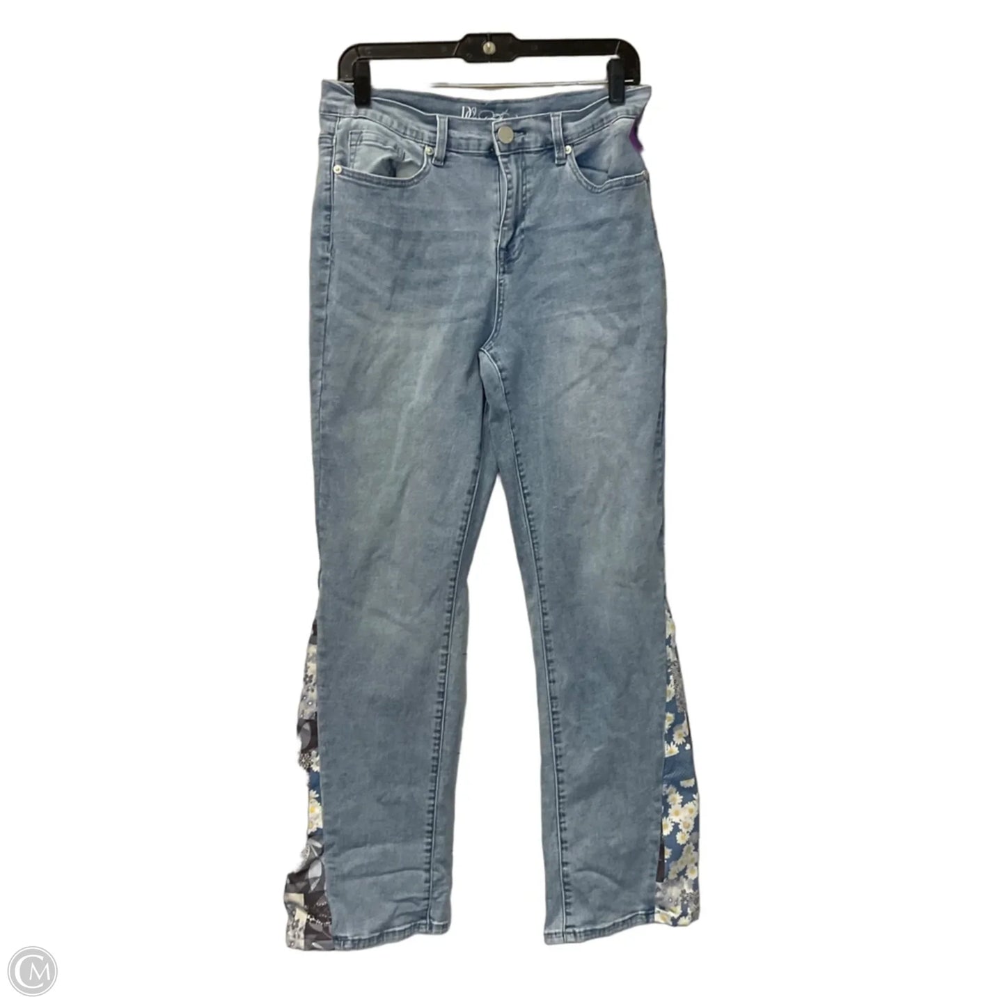 Jeans Straight By Dg2 In Blue Denim, Size: 12
