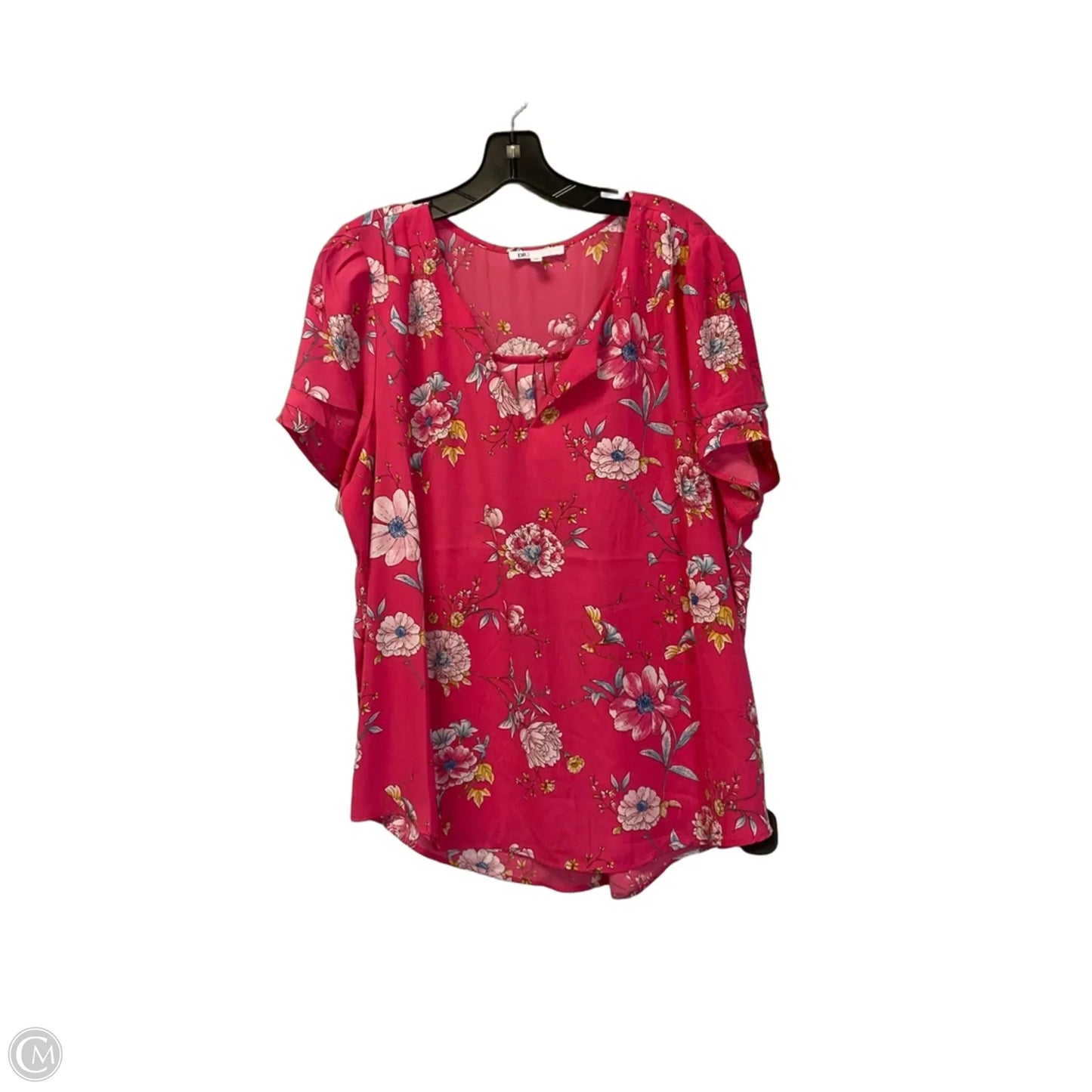 Top Short Sleeve By Dr2 In Pink, Size: Xl