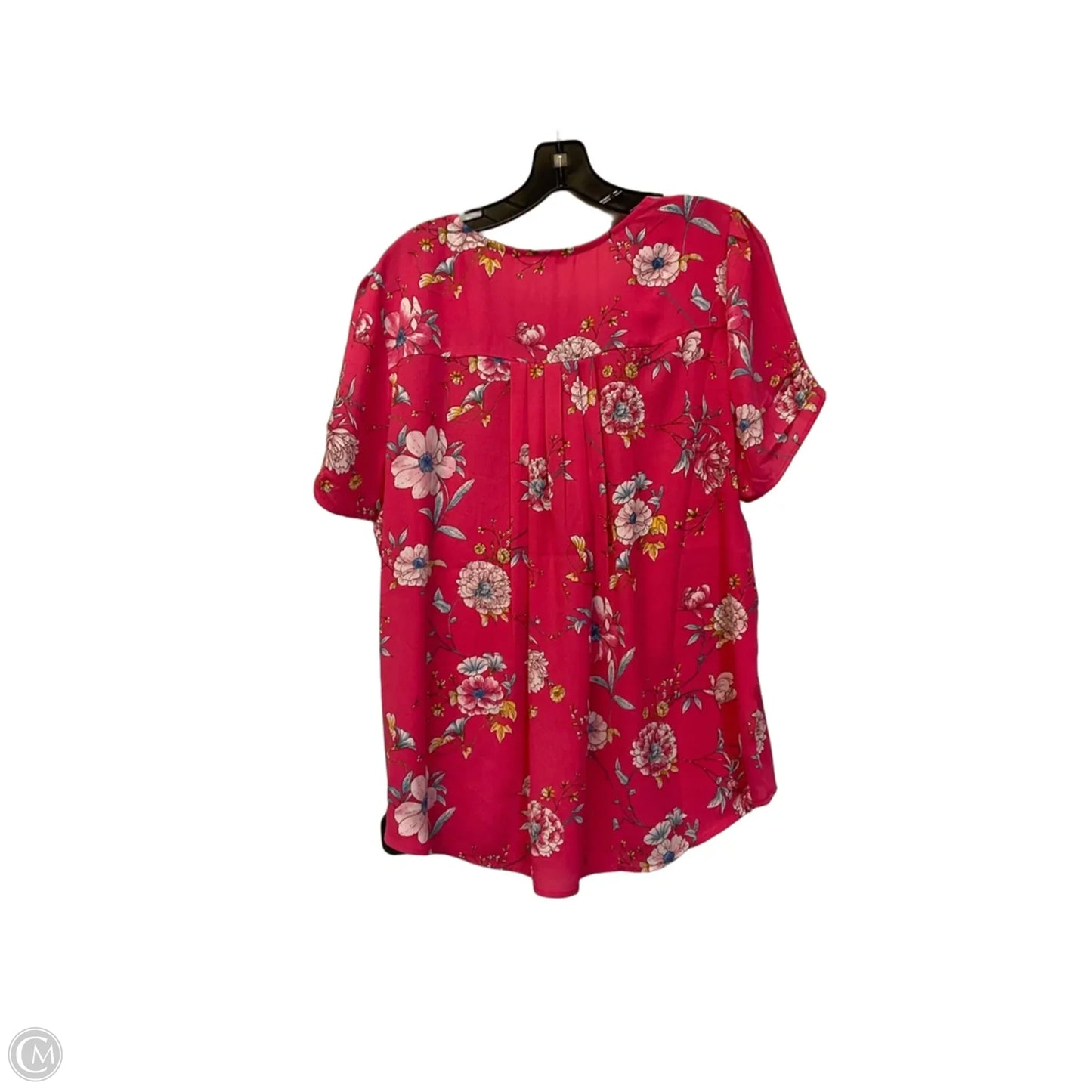 Top Short Sleeve By Dr2 In Pink, Size: Xl