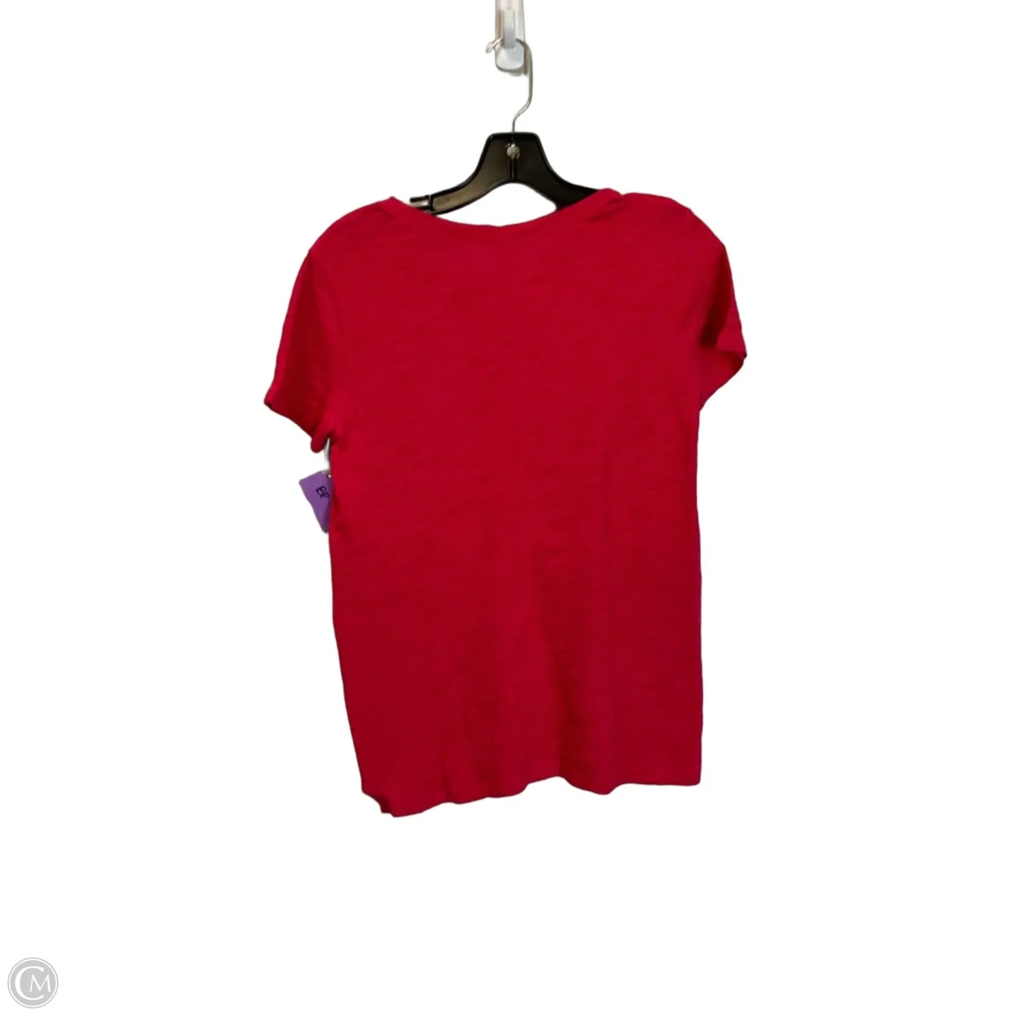 Top Short Sleeve By Lilla P In Red, Size: S