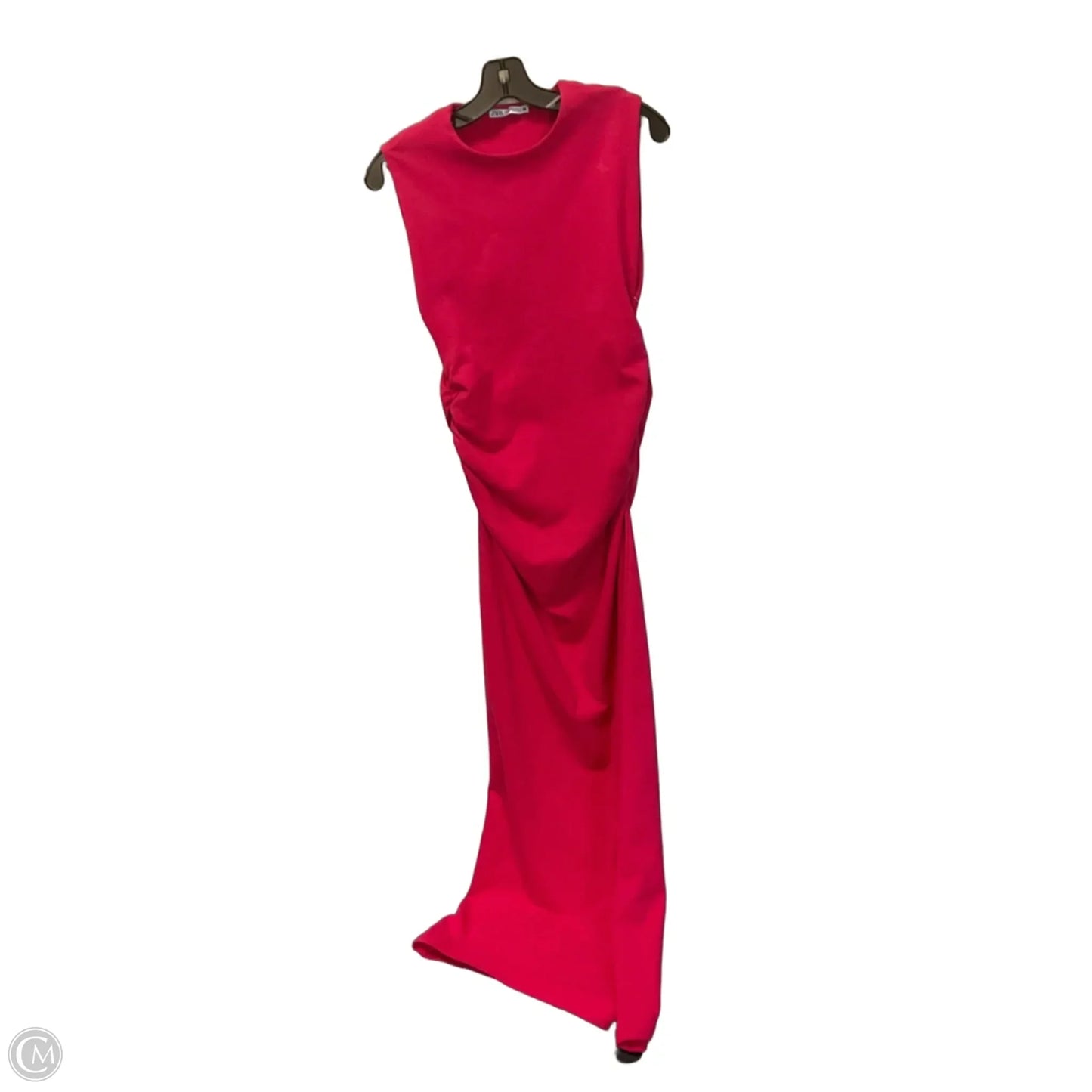 Dress Casual Maxi By Zara In Polkadot Pattern, Size: M
