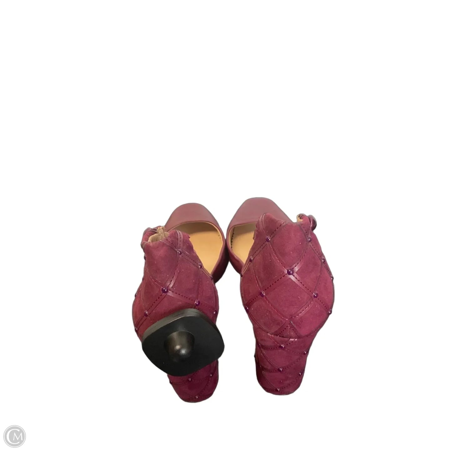 Shoes Designer By Karl Lagerfeld In Purple, Size: 8.5