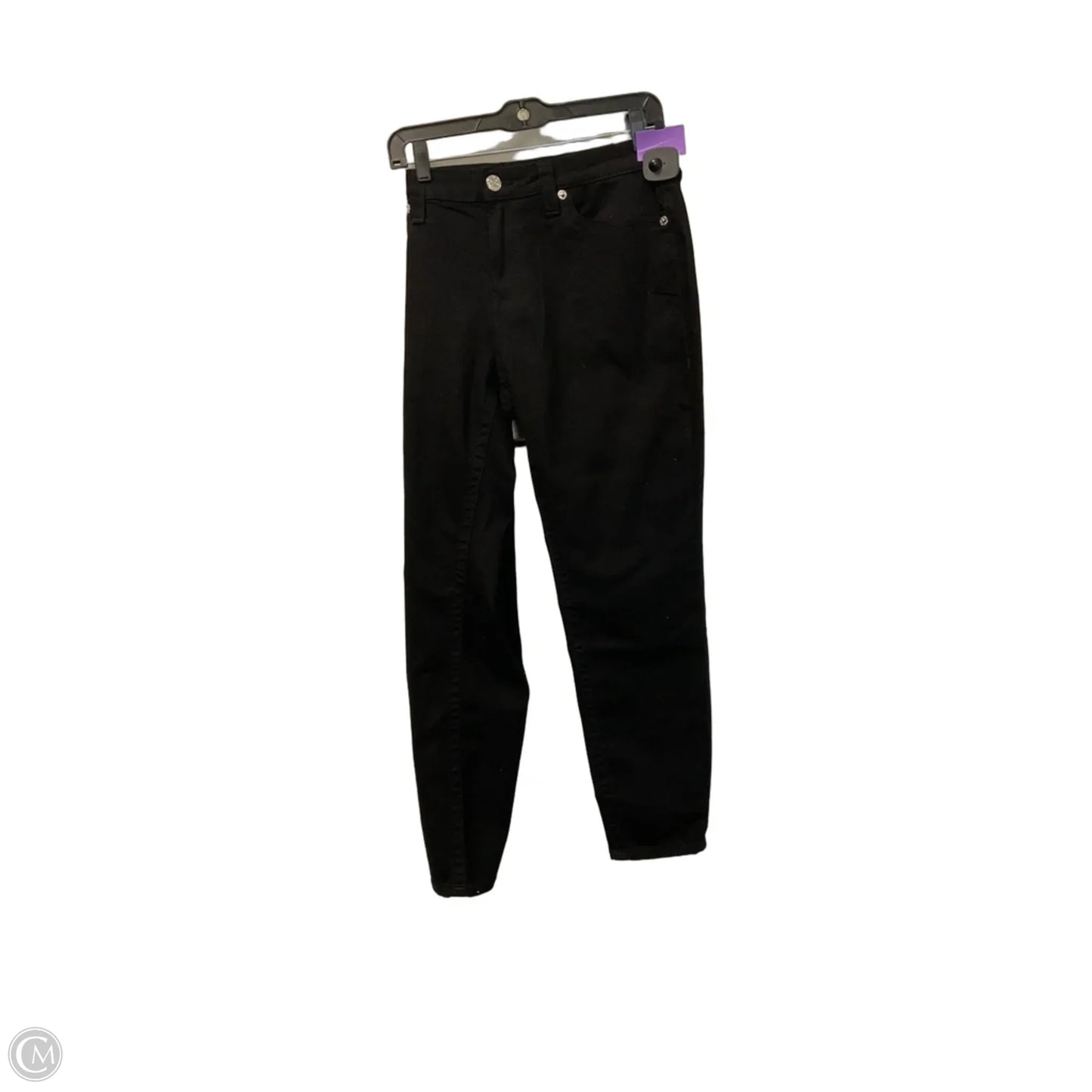 Jeans Skinny By True Religion In Black Denim, Size: 12