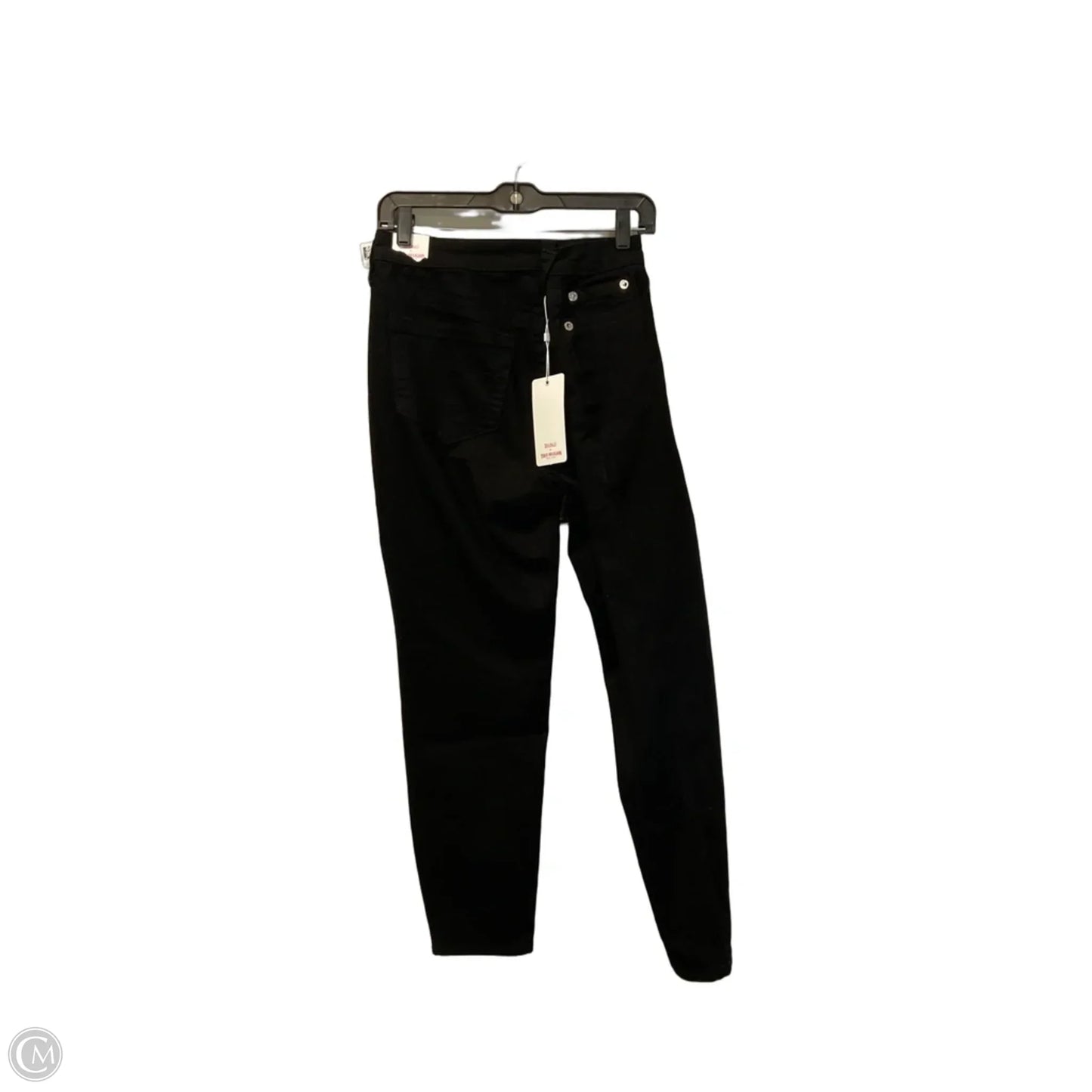 Jeans Skinny By True Religion In Black Denim, Size: 12
