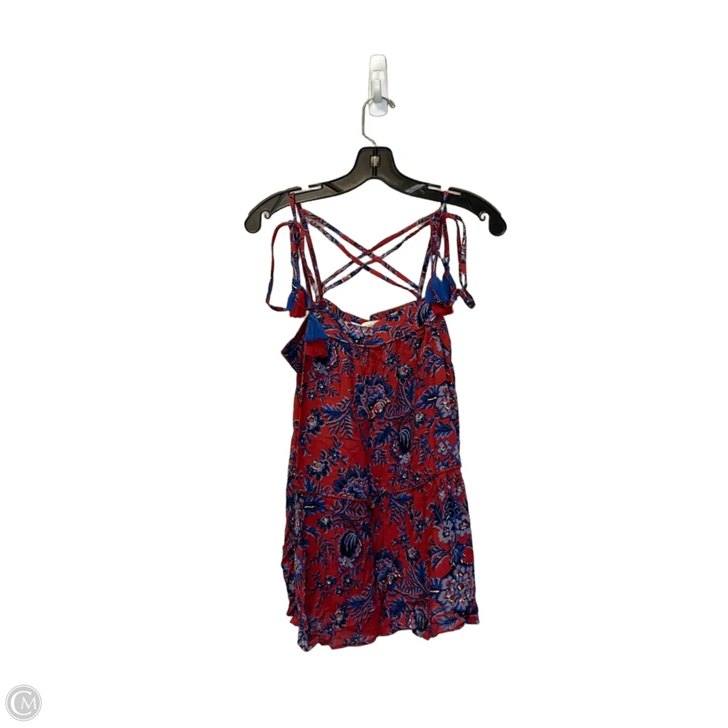Top Sleeveless By Loft In Red, Size: S