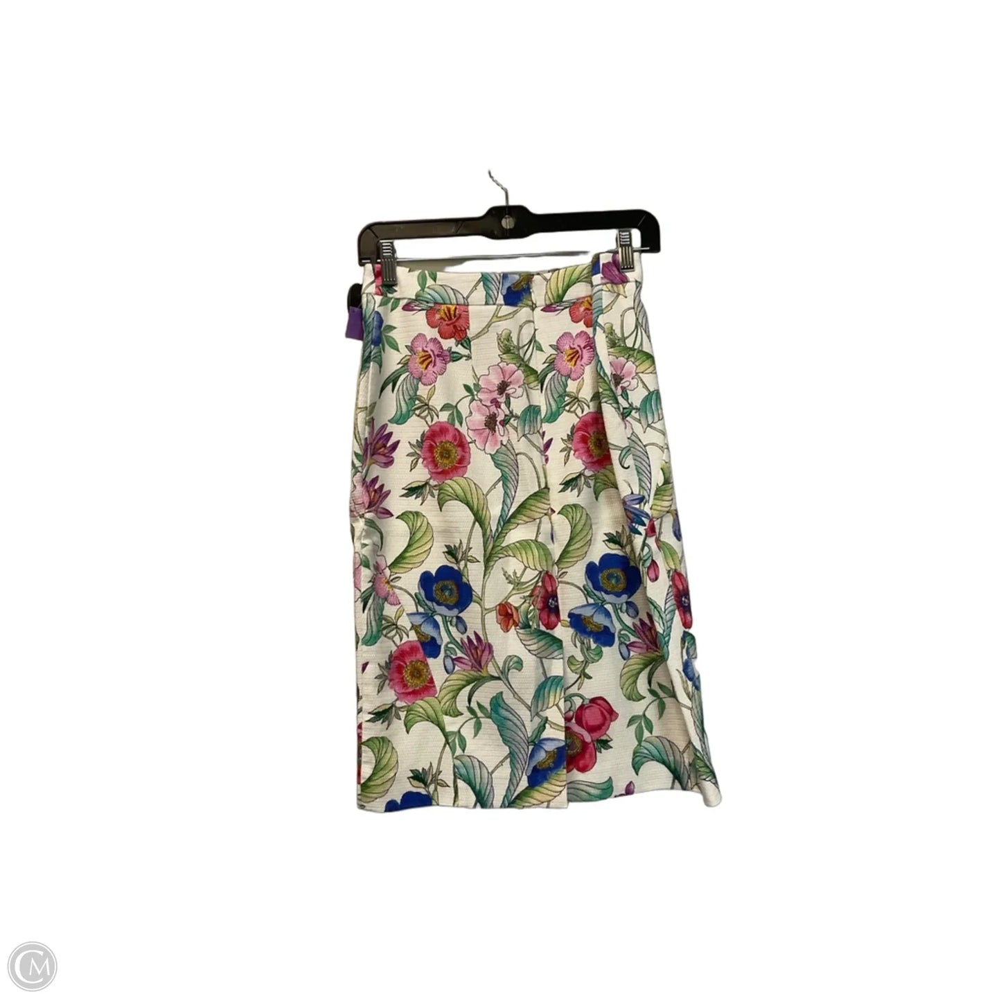 Skirt Midi By Ann Taylor In Floral Print, Size: 6