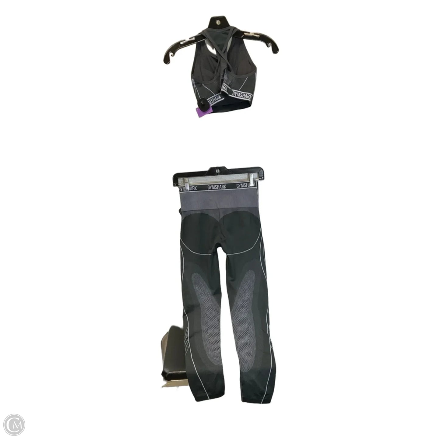 Athletic Pants 2pc By Gym Shark In Grey, Size: Xs