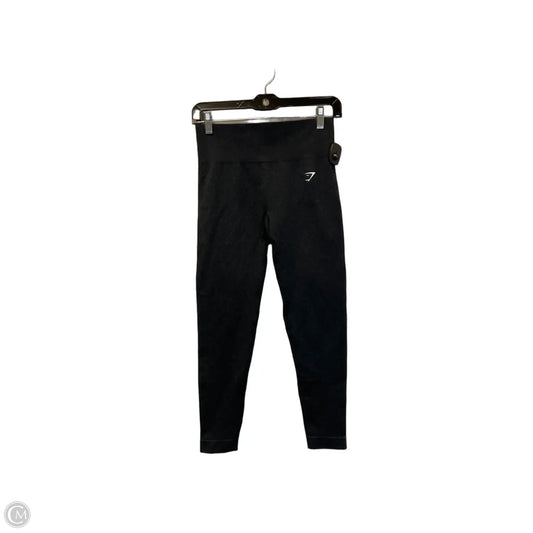 Athletic Leggings By Gym Shark In Black, Size: Xs