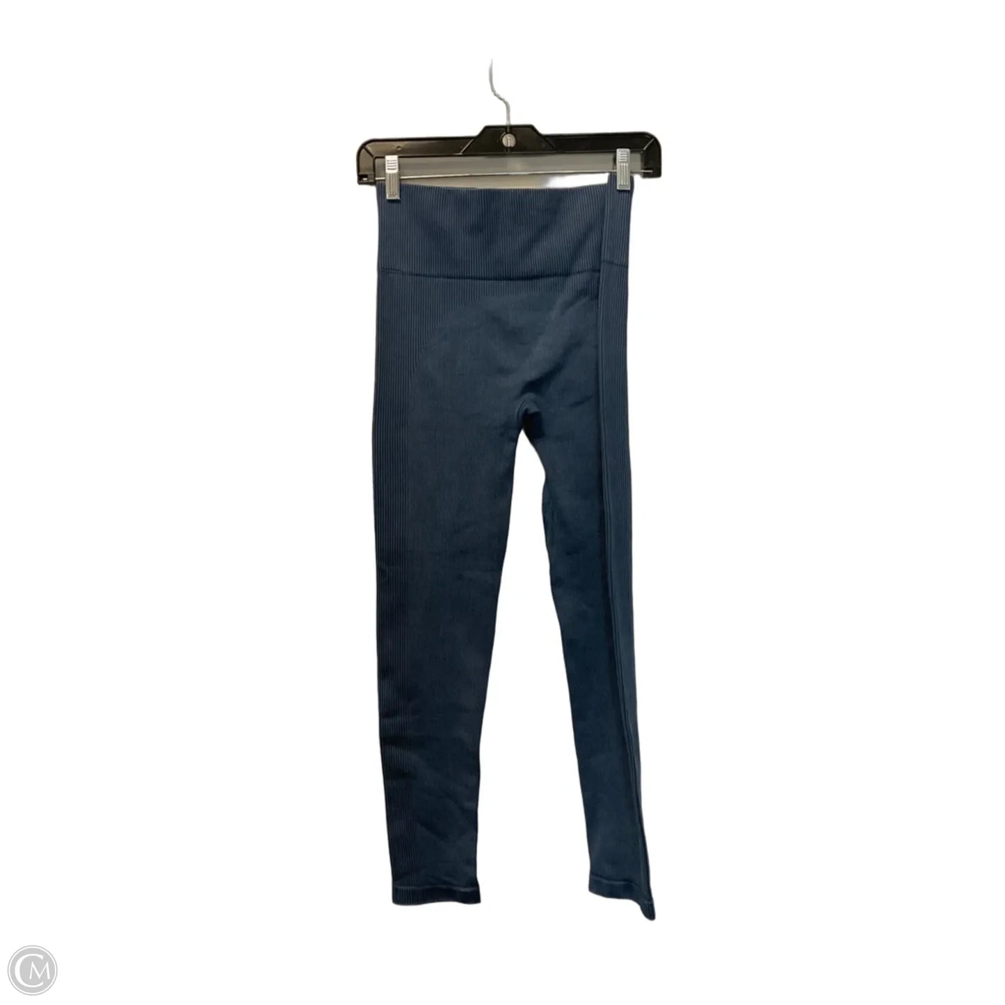 Athletic Leggings By Spanx In Blue, Size: M