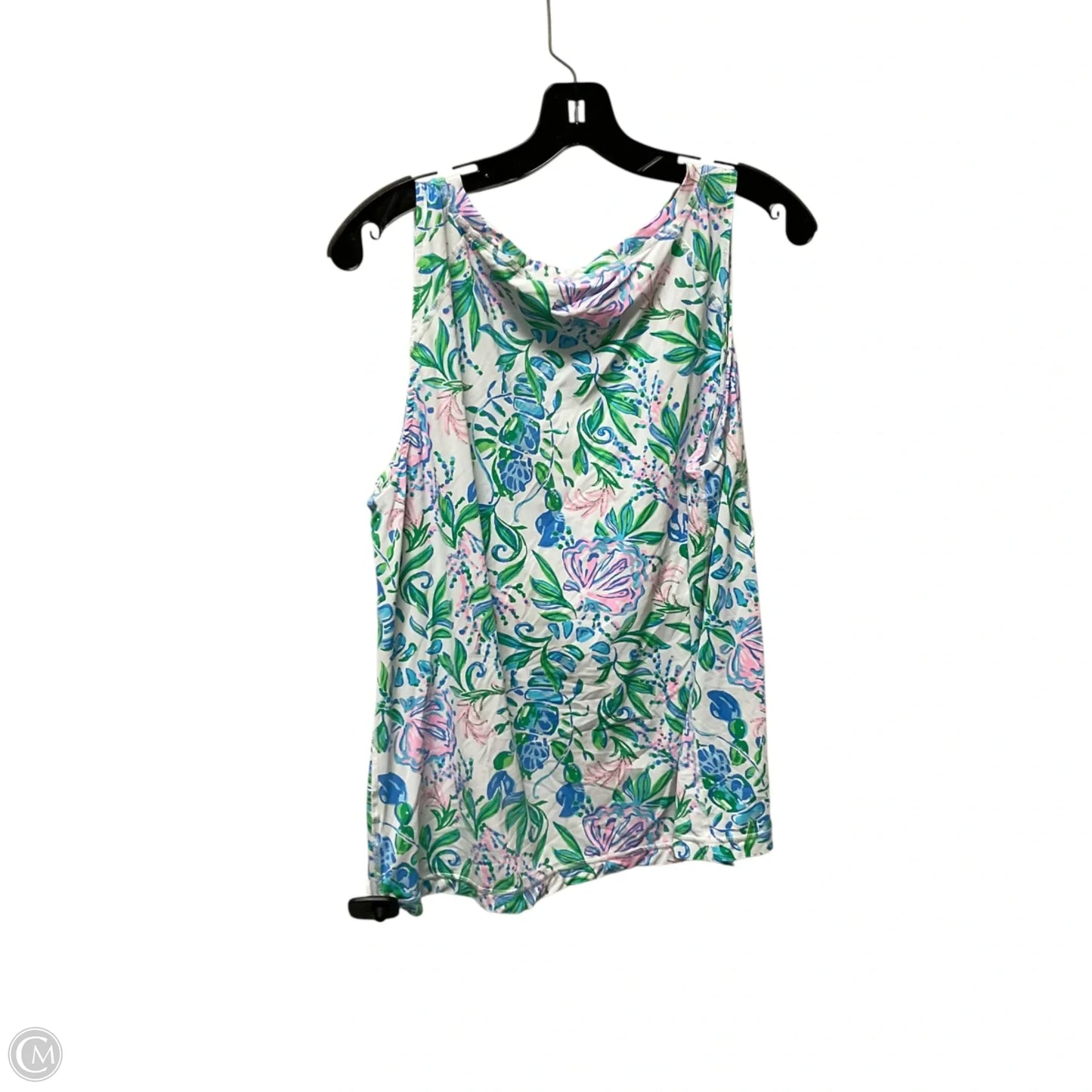 Top Sleeveless Designer By Lilly Pulitzer In White, Size: Xl