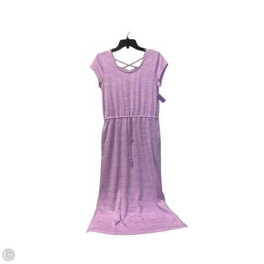 Dress Casual Maxi By Talbots In Purple, Size: Mp