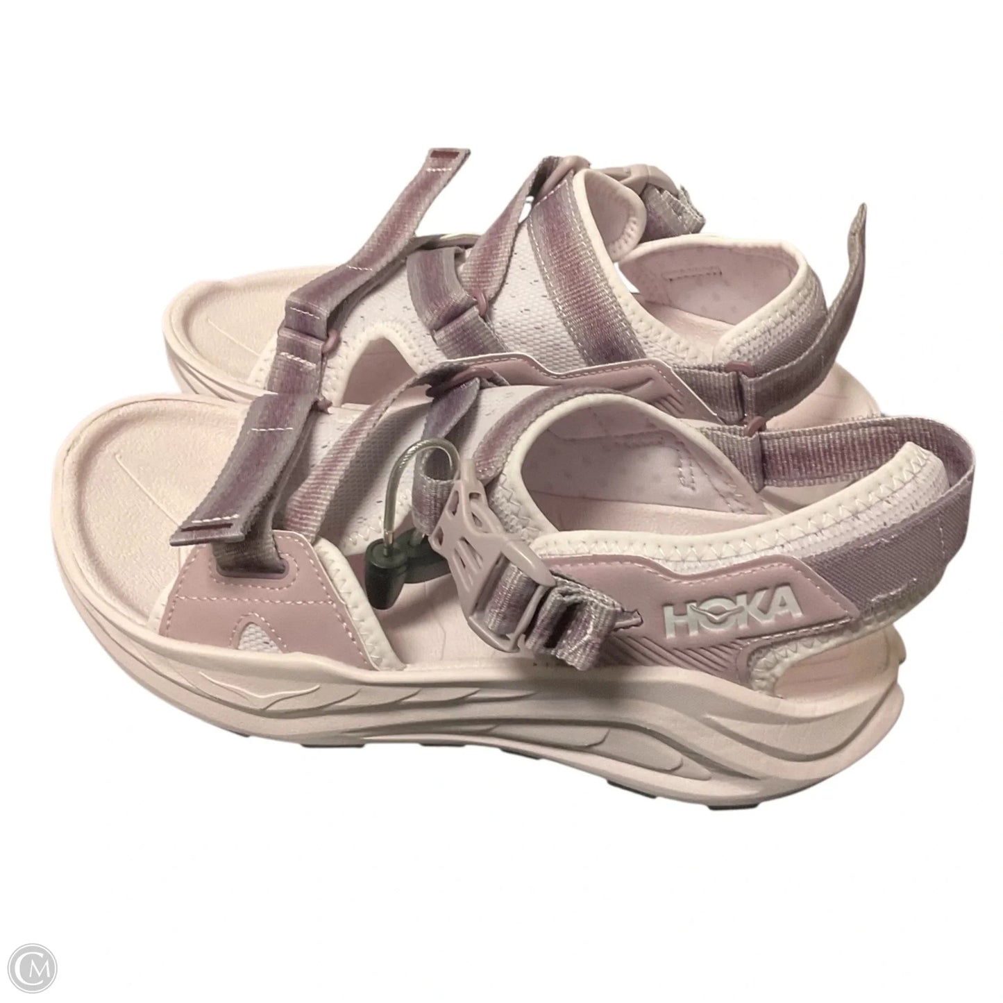 Sandals Flats By Hoka In Pink, Size: 9
