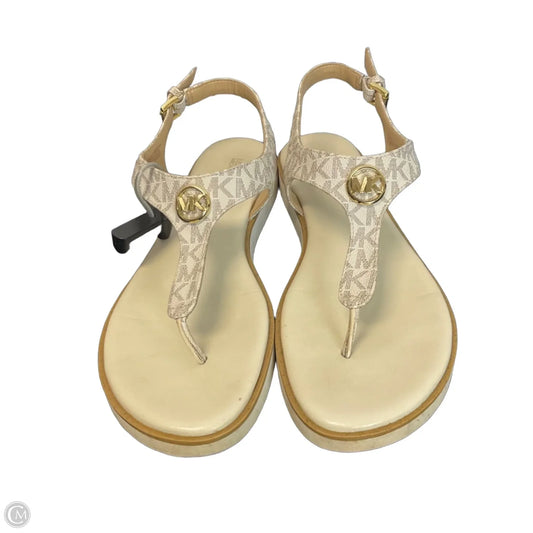 Sandals Designer By Michael Kors In White, Size: 8.5
