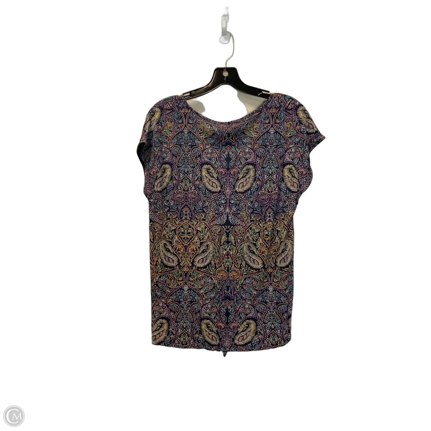 Top Short Sleeve By Lucky Brand In Blue, Size: M