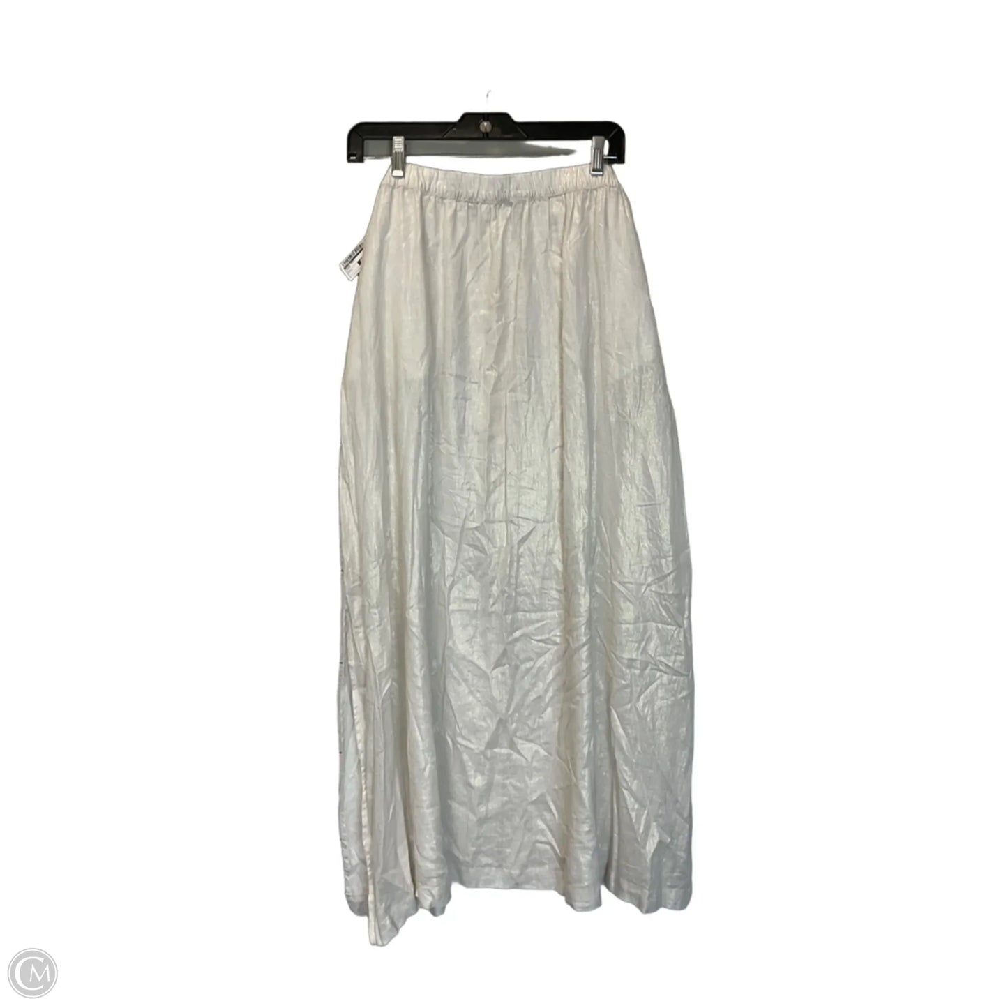 Skirt Maxi By C And C In Cream, Size: L