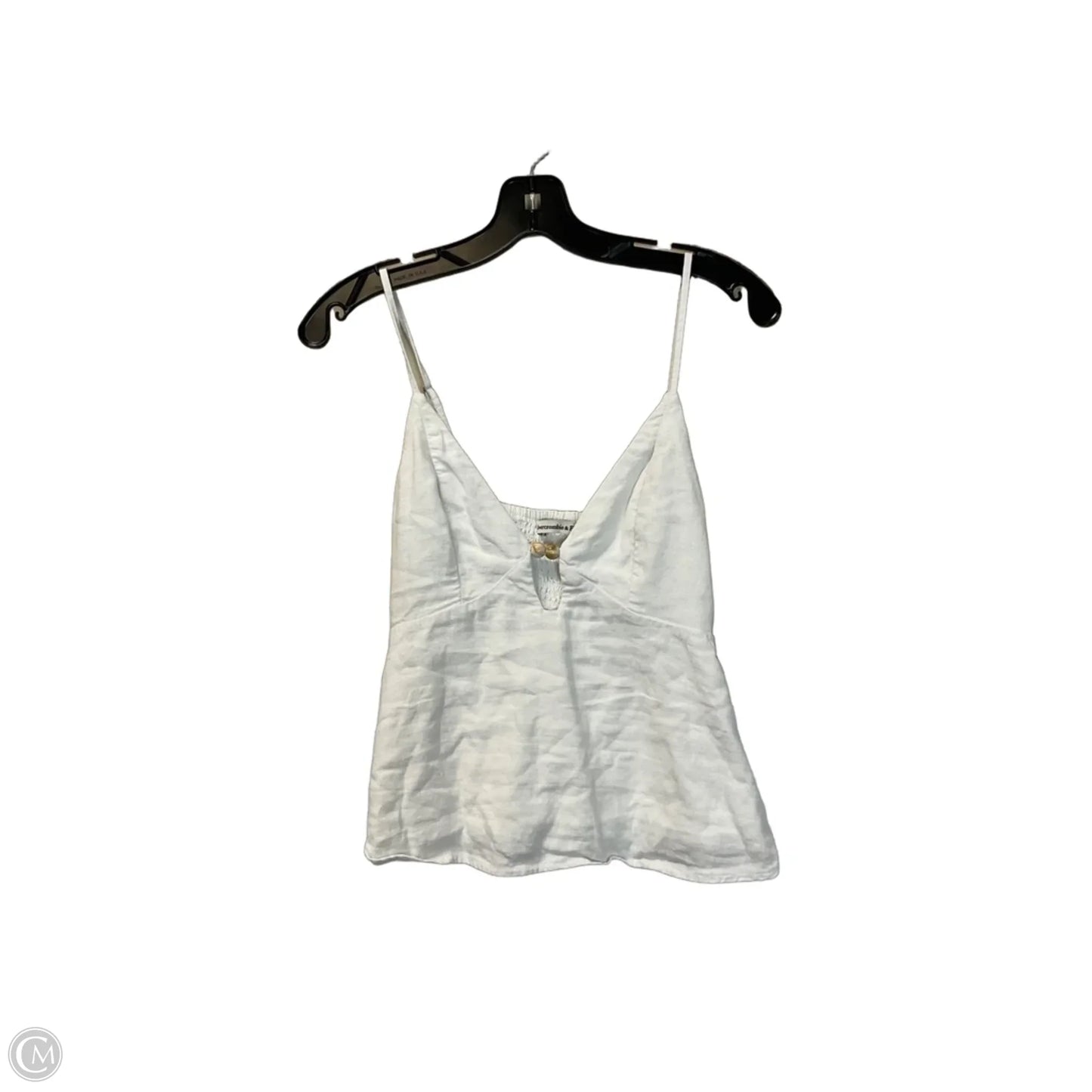 Top Sleeveless By Abercrombie And Fitch In White, Size: S