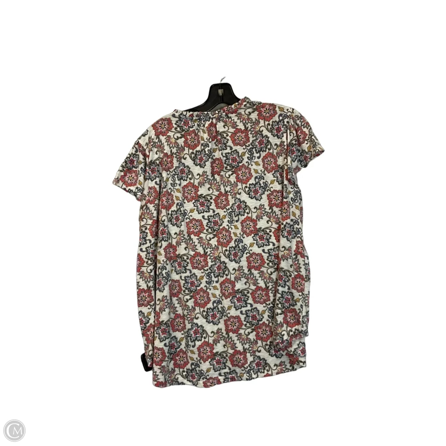 Top Short Sleeve By Rose And Olive In Tan, Size: 1x