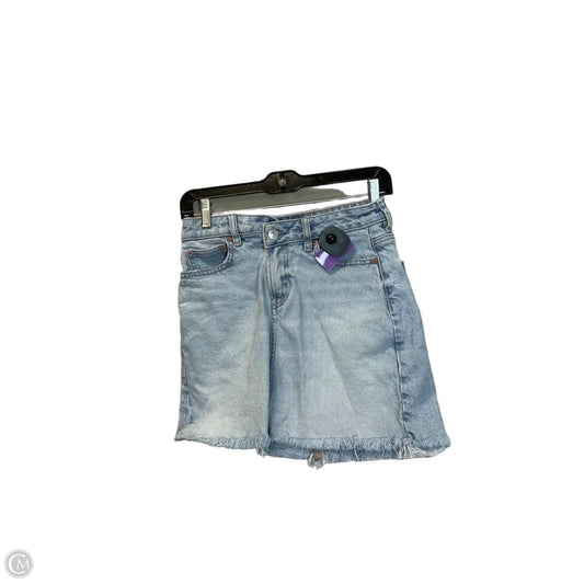 Skirt Mini & Short By American Eagle In Blue Denim, Size: 0