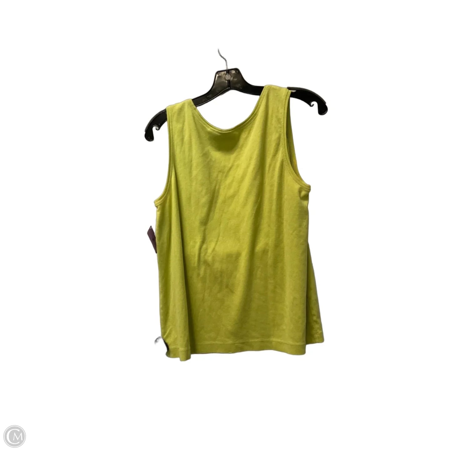 Top Sleeveless Basic By Chicos In Green, Size: M