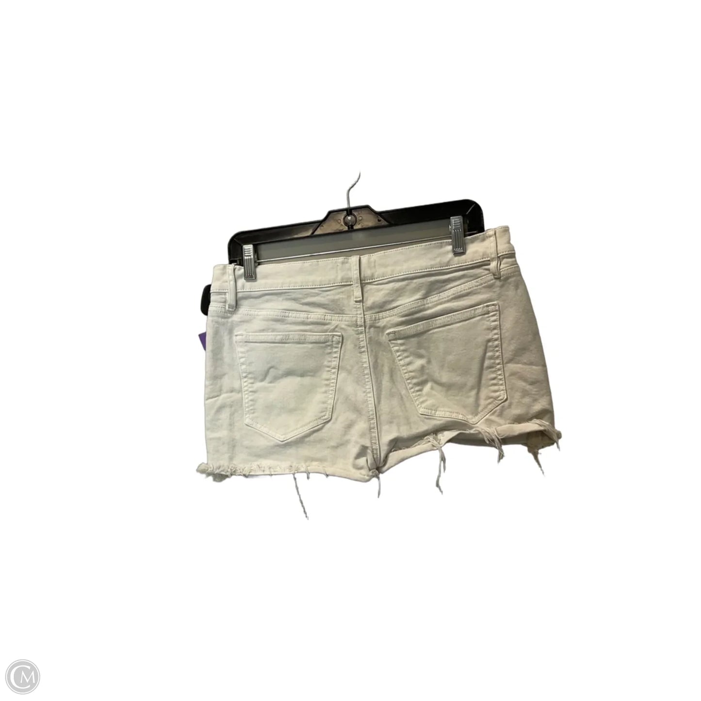 Shorts By Loft In White Denim, Size: 6