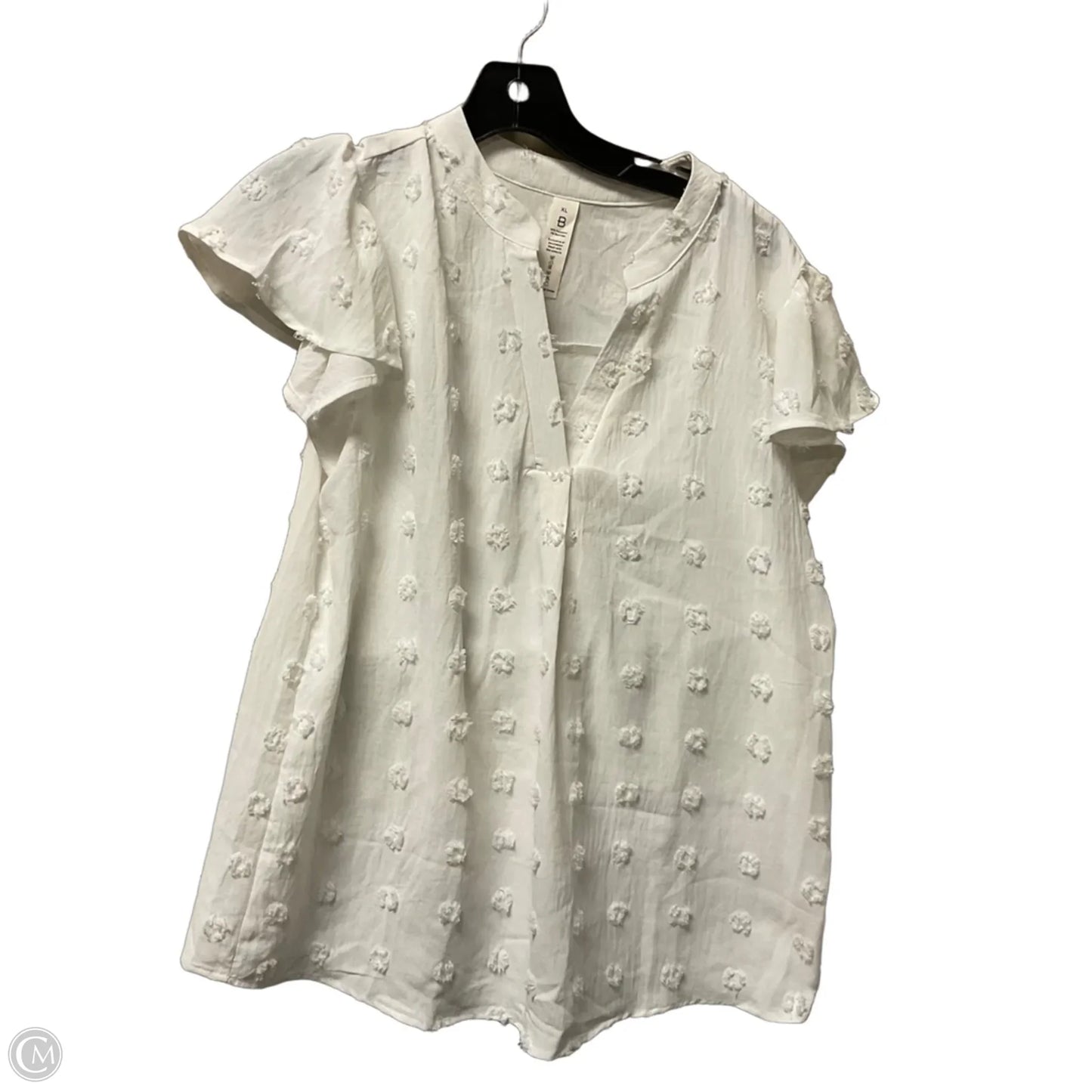 Top Sleeveless By Clothes Mentor In White, Size: Xl