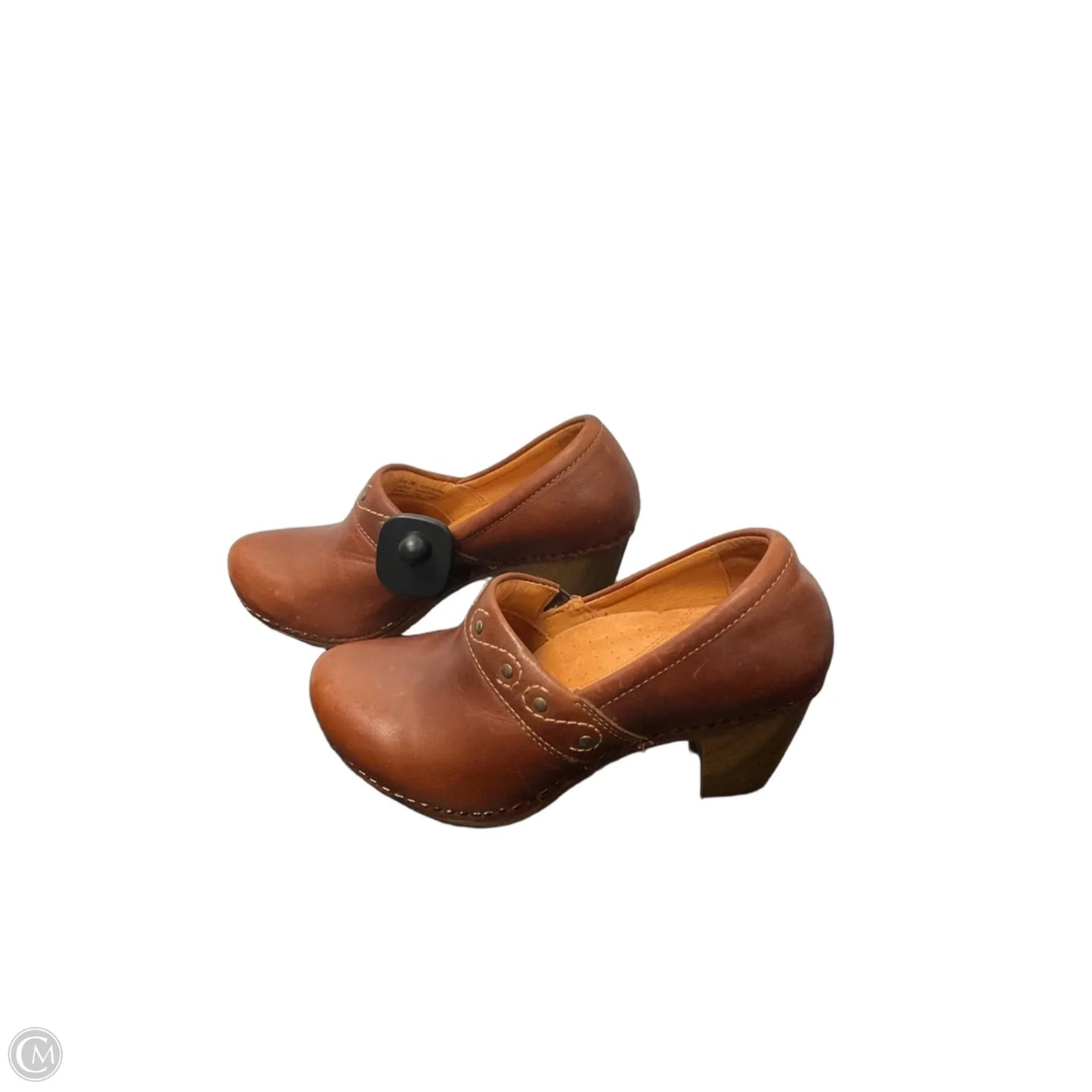 Shoes Heels Block By Dansko In Brown, Size: 6