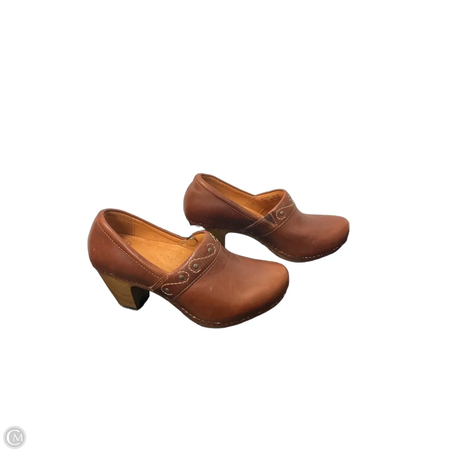 Shoes Heels Block By Dansko In Brown, Size: 6