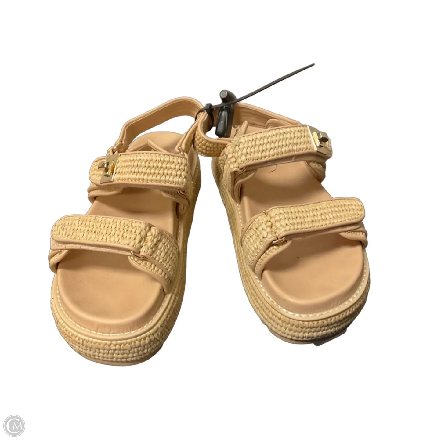 Sandals Flats By Steve Madden In Tan, Size: 9
