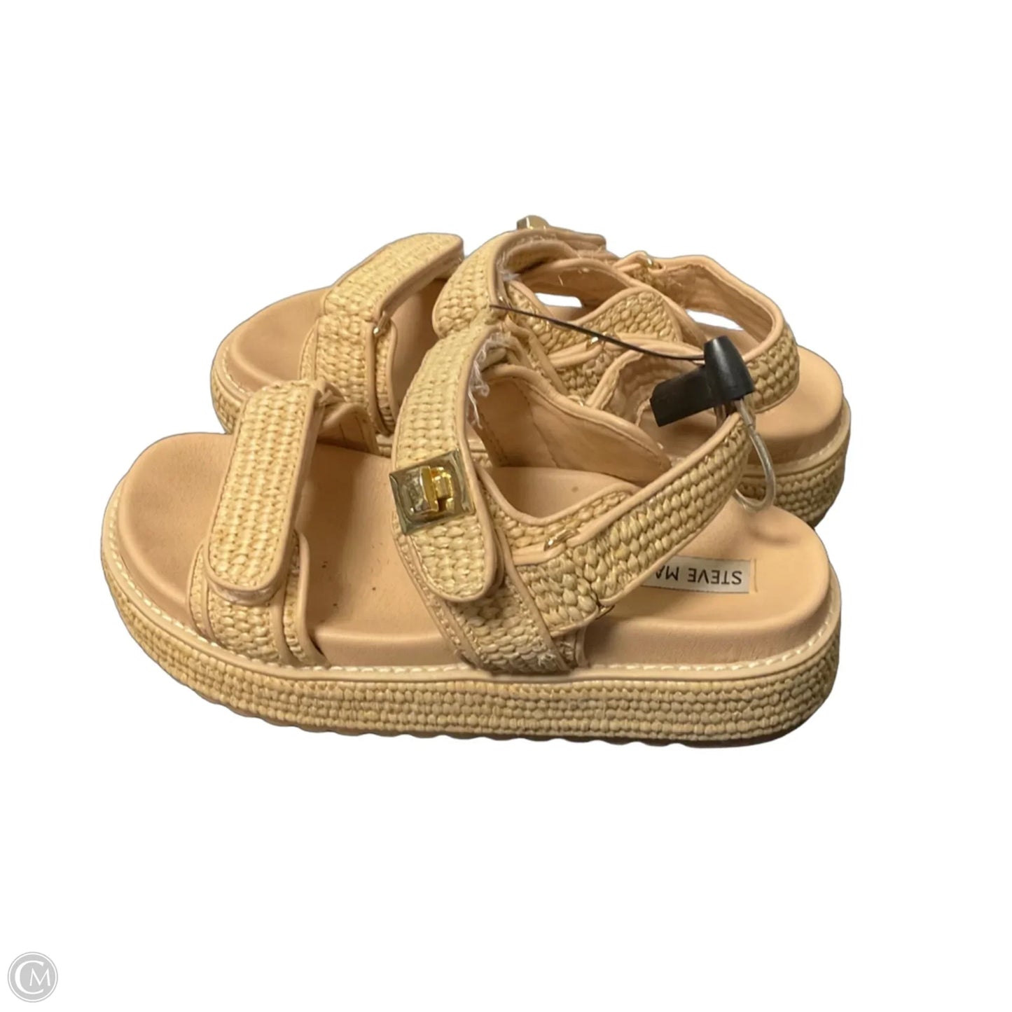 Sandals Flats By Steve Madden In Tan, Size: 9