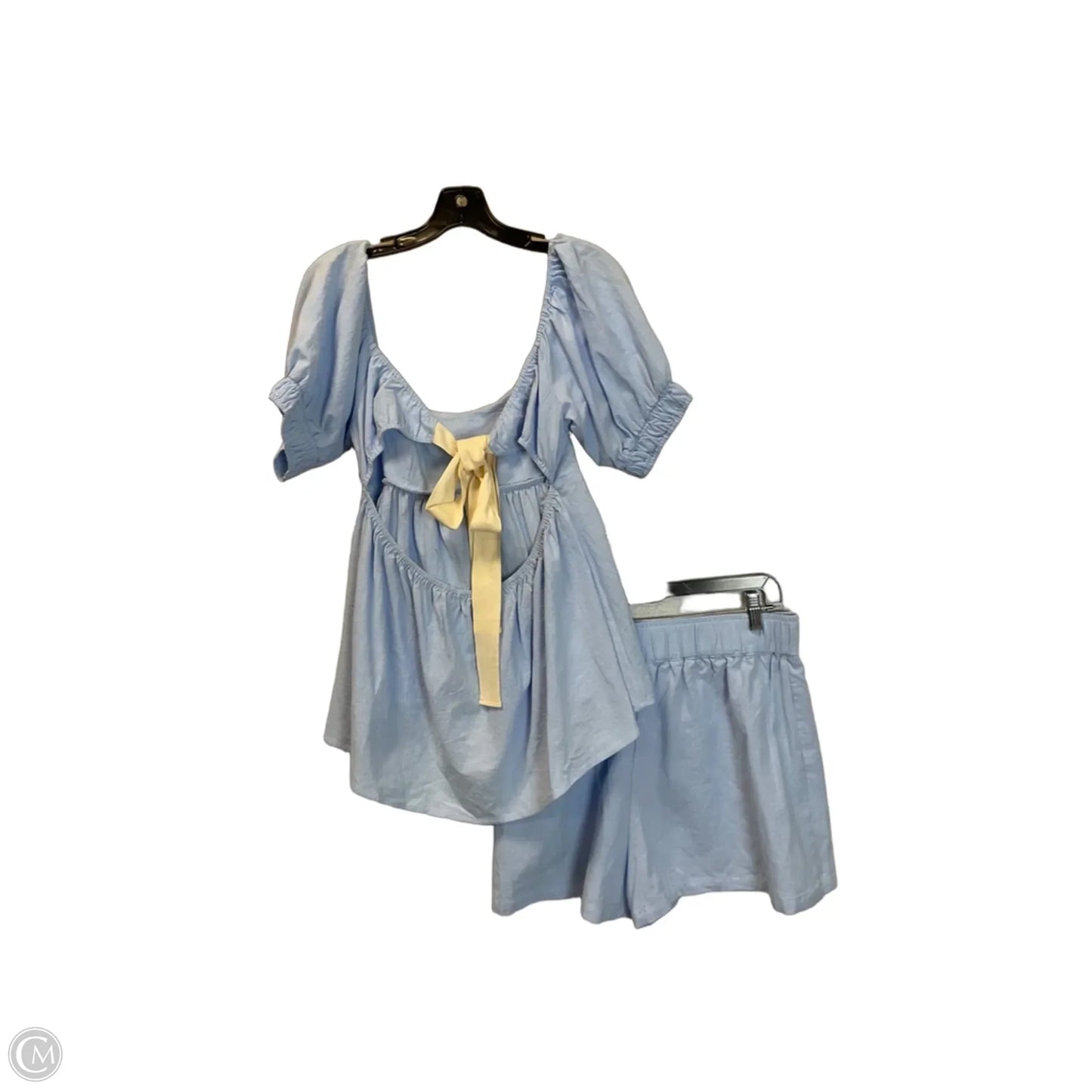 Shorts Set By Ee Some In Blue, Size: M
