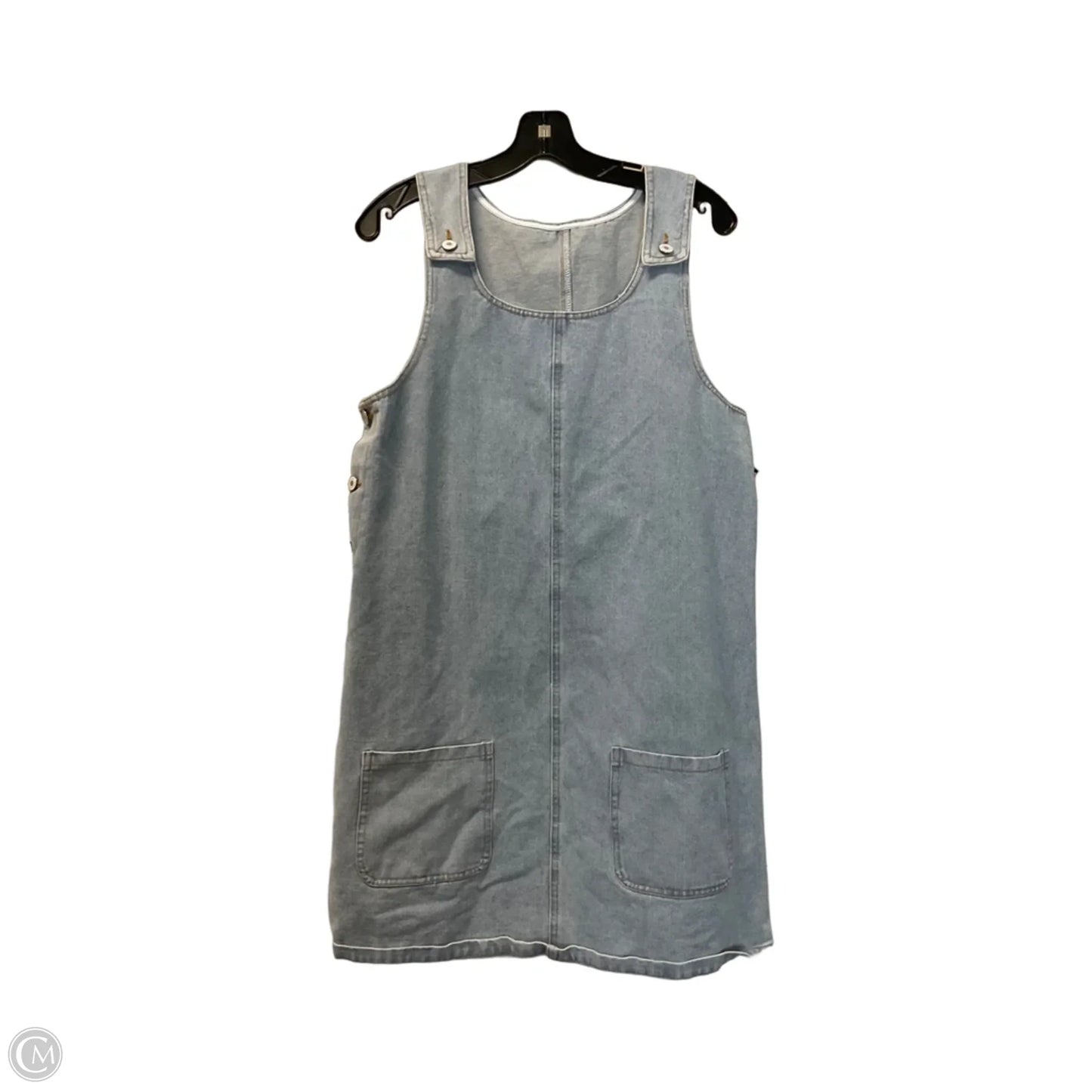 Dress Casual Short By Clothes Mentor In Blue Denim, Size: M