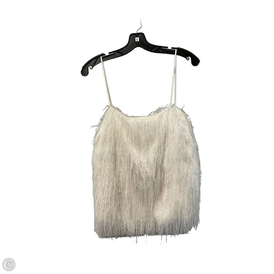 Top Sleeveless By H&m In White, Size: M