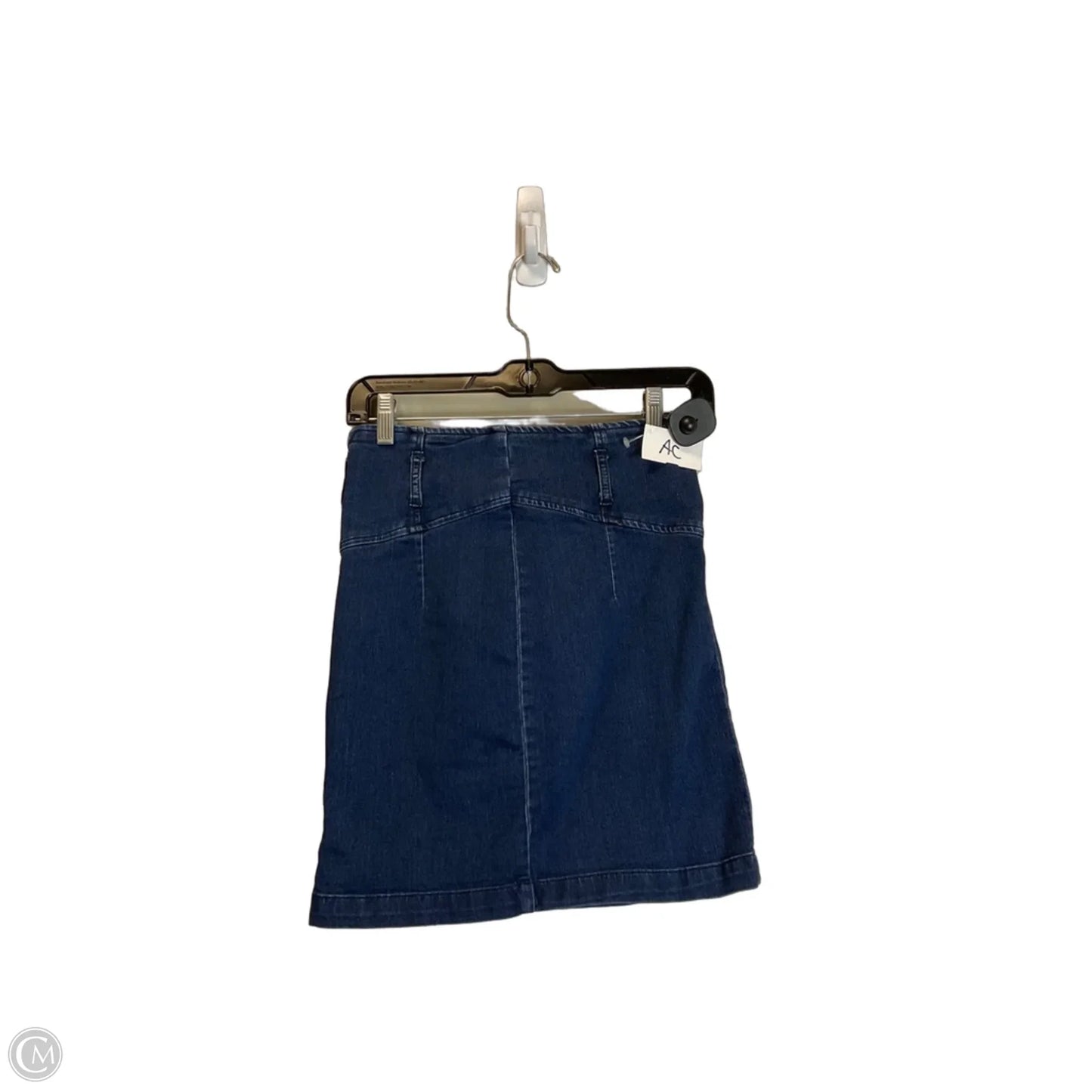 Skirt Mini & Short By Free People In Blue Denim, Size: 2
