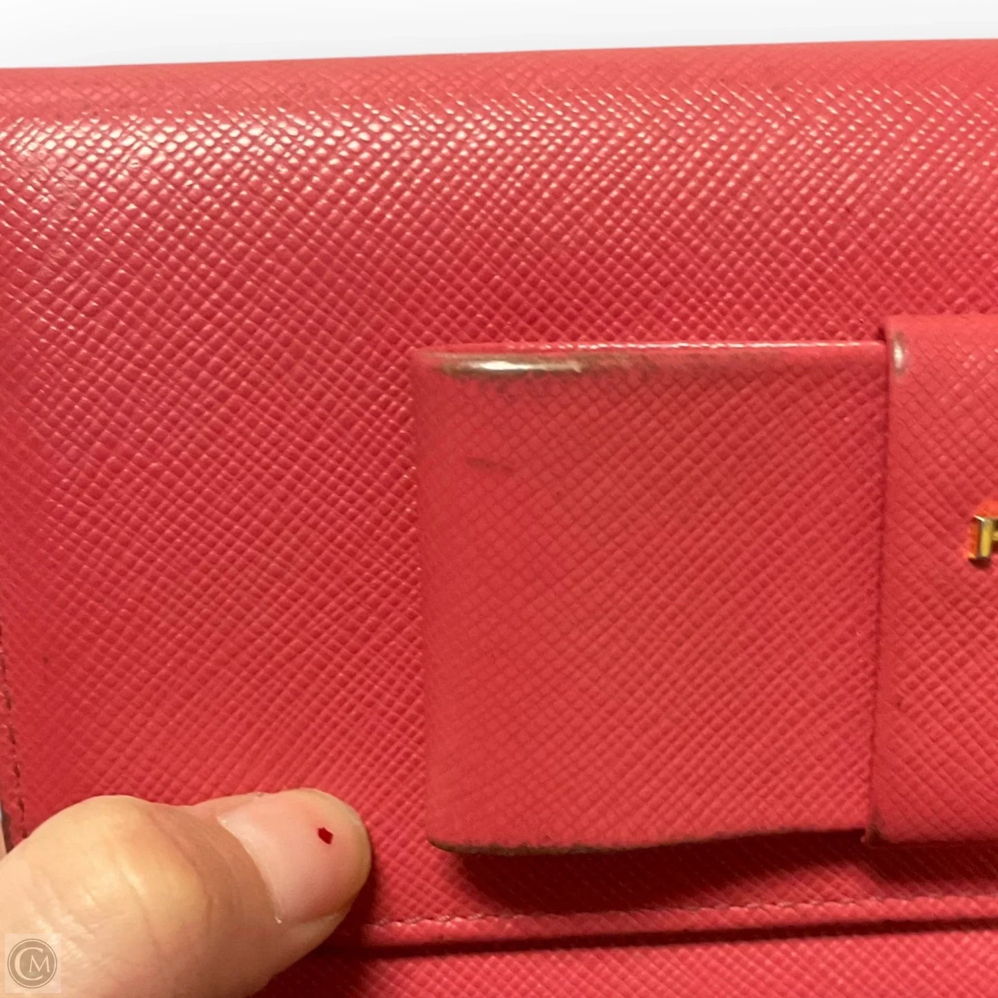 Wallet Luxury Designer By Prada, Size: Medium