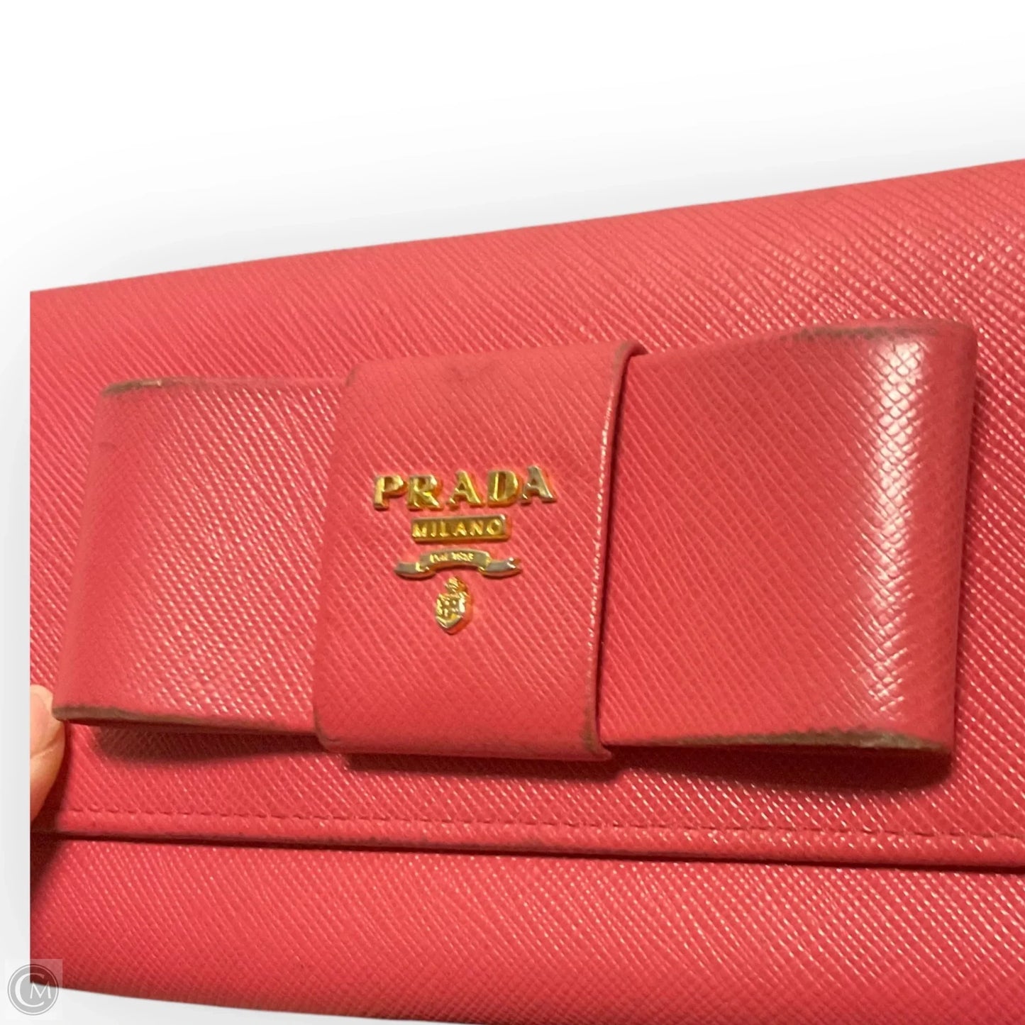 Wallet Luxury Designer By Prada, Size: Medium