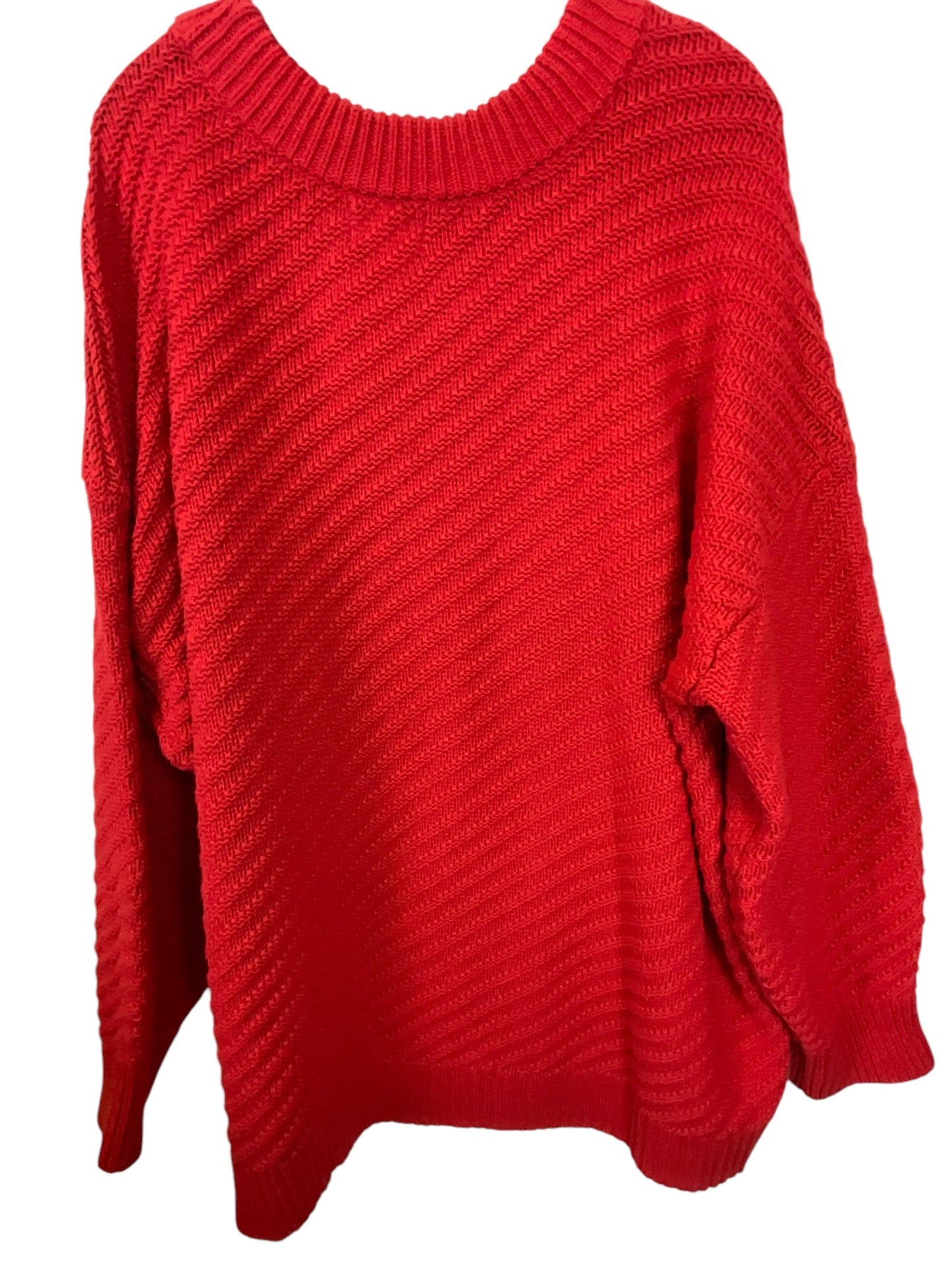 Sweater By Universal Thread In Red, Size: 2x