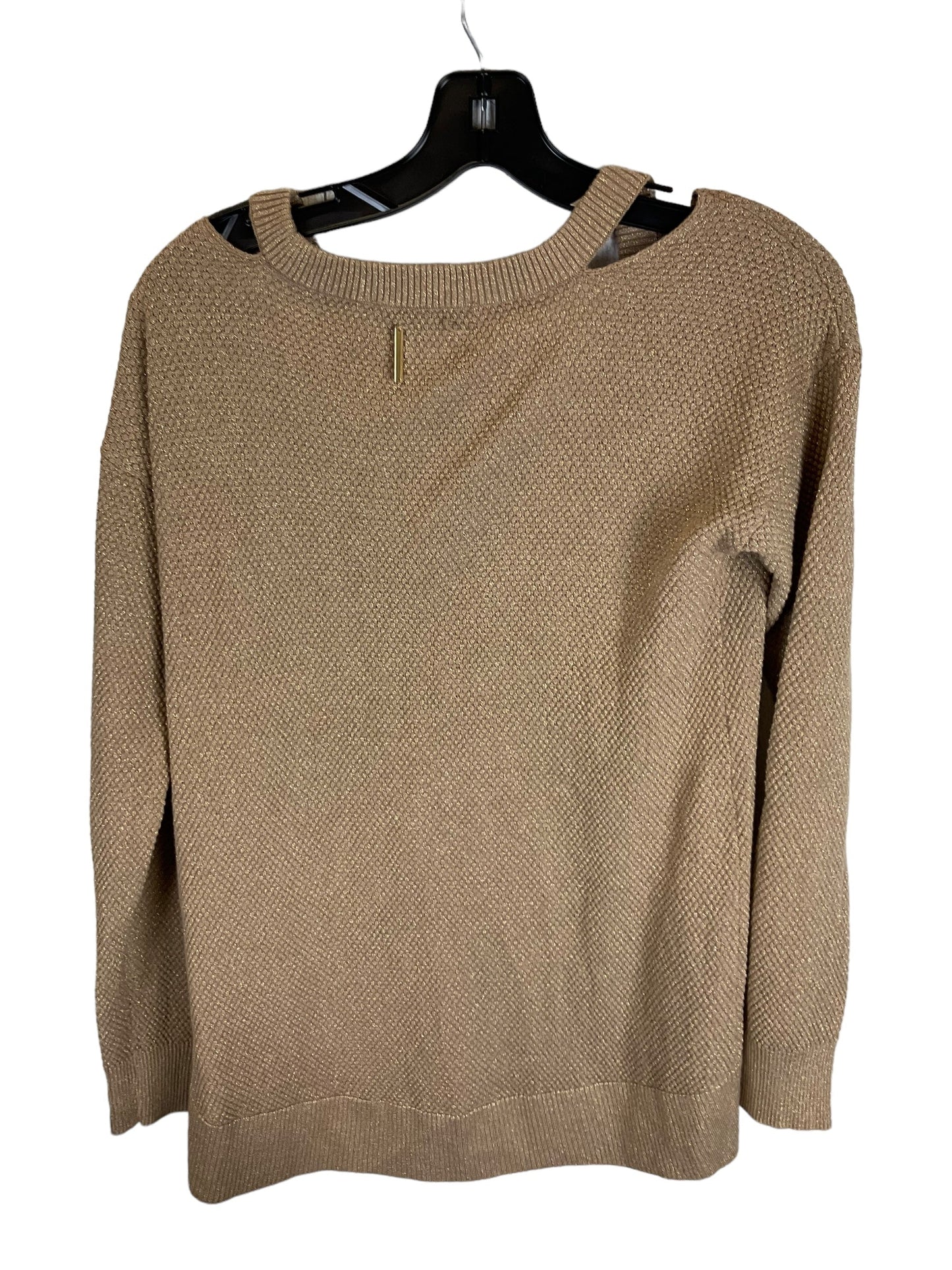 Top Long Sleeve By Michael By Michael Kors In Gold, Size: M