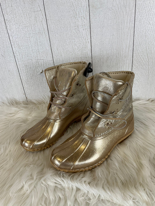 Boots Designer By Jack Rogers In Gold, Size: 7