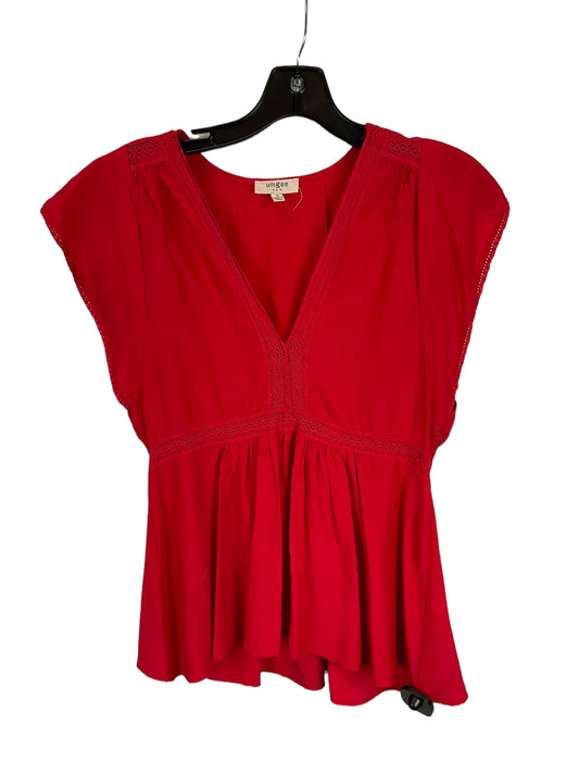 Red Top Sleeveless Umgee, Size S