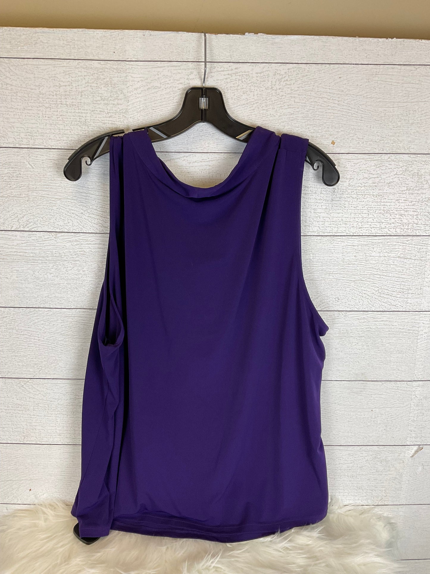 Purple Top Sleeveless Calvin Klein, Size 3x