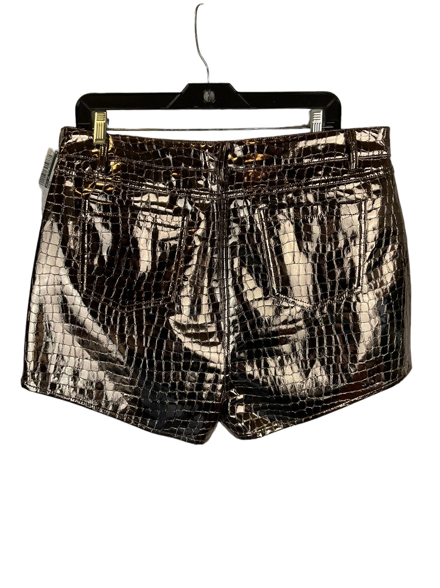 Gold Shorts Nasty Gal, Size 12