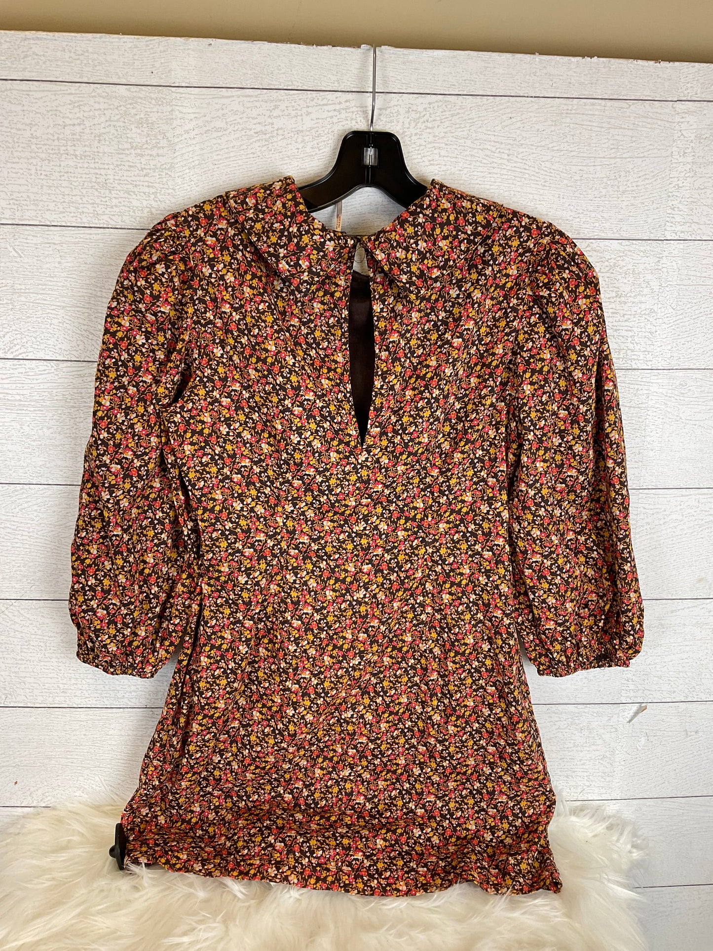Brown Dress Casual Short Free People, Size M