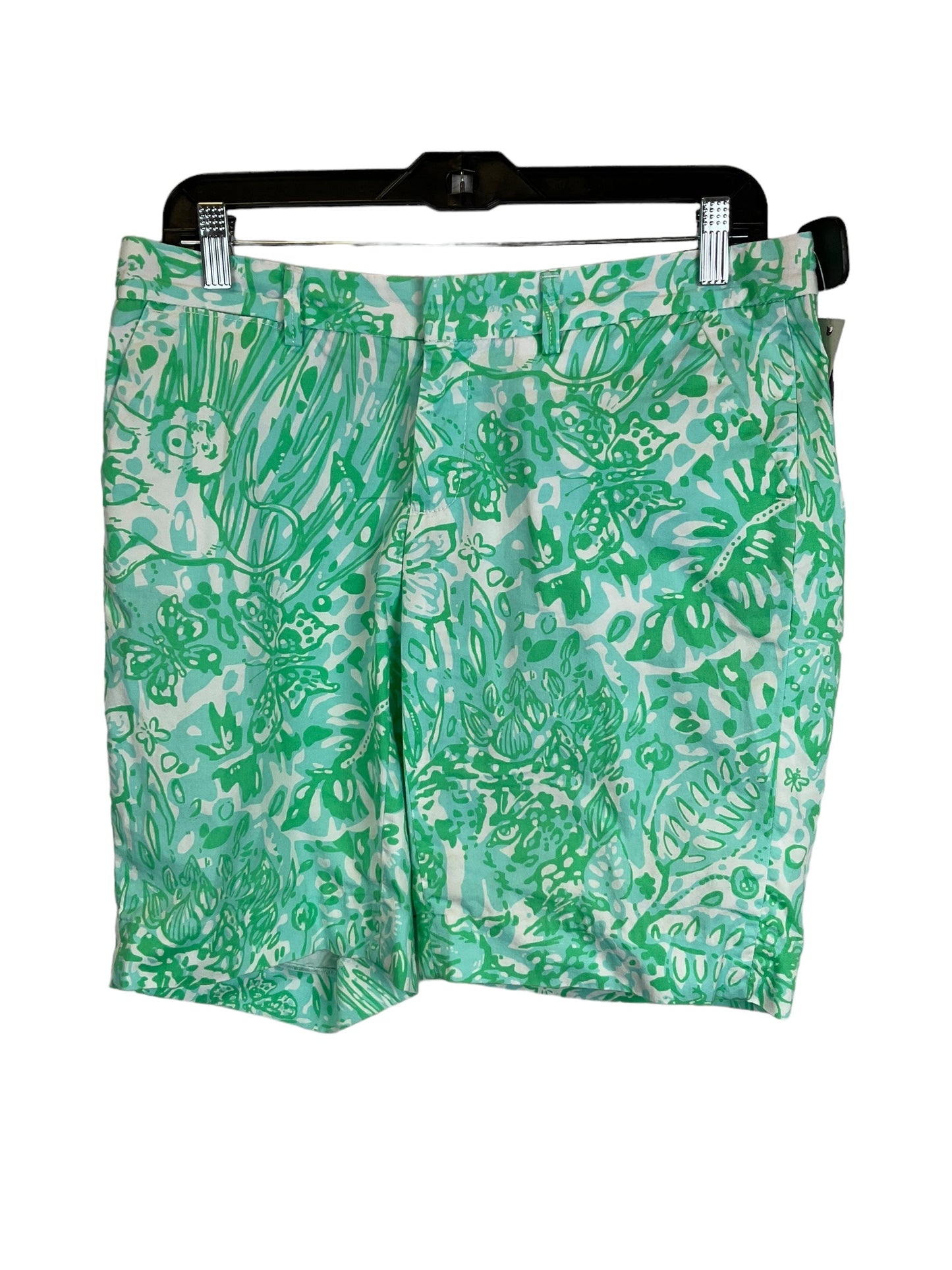 Green Shorts Designer Lilly Pulitzer, Size 4