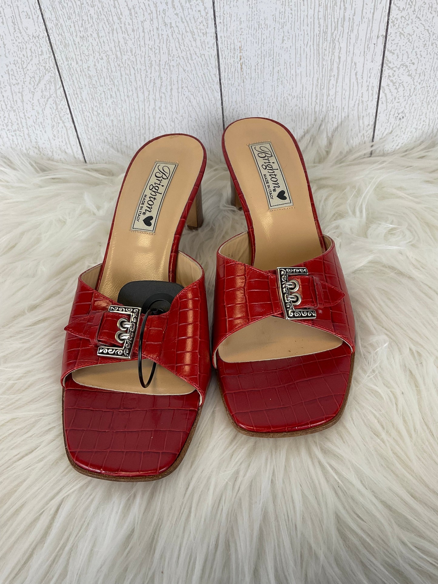 Red Shoes Designer Brighton, Size 8.5