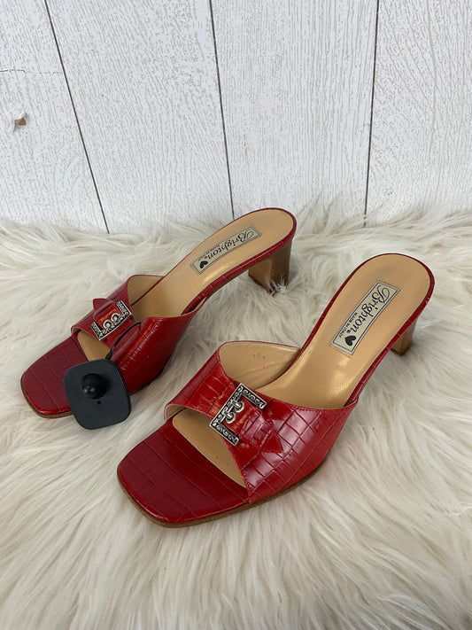 Red Shoes Designer Brighton, Size 8.5