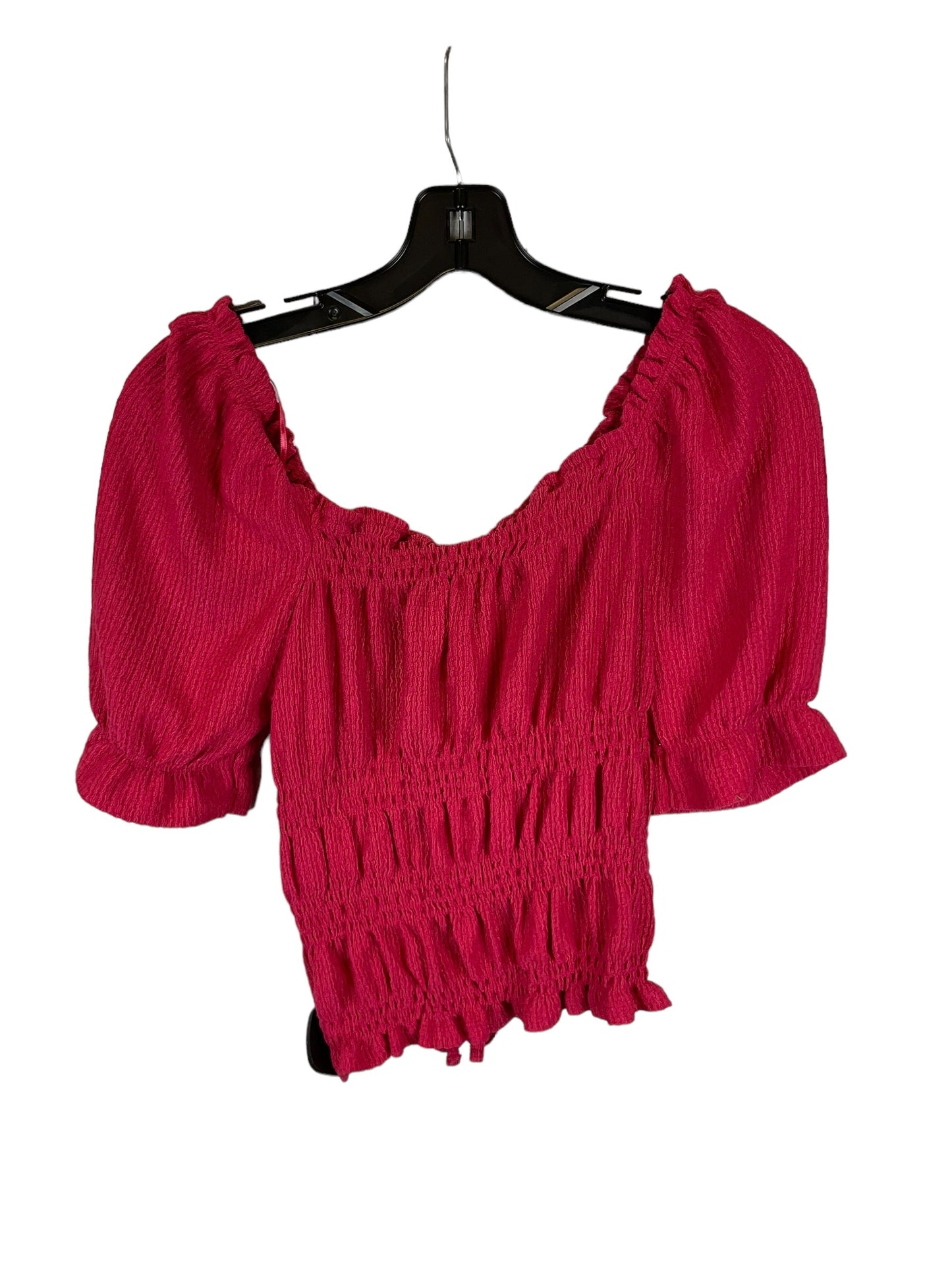 Pink Top Short Sleeve Pilcro, Size Xs