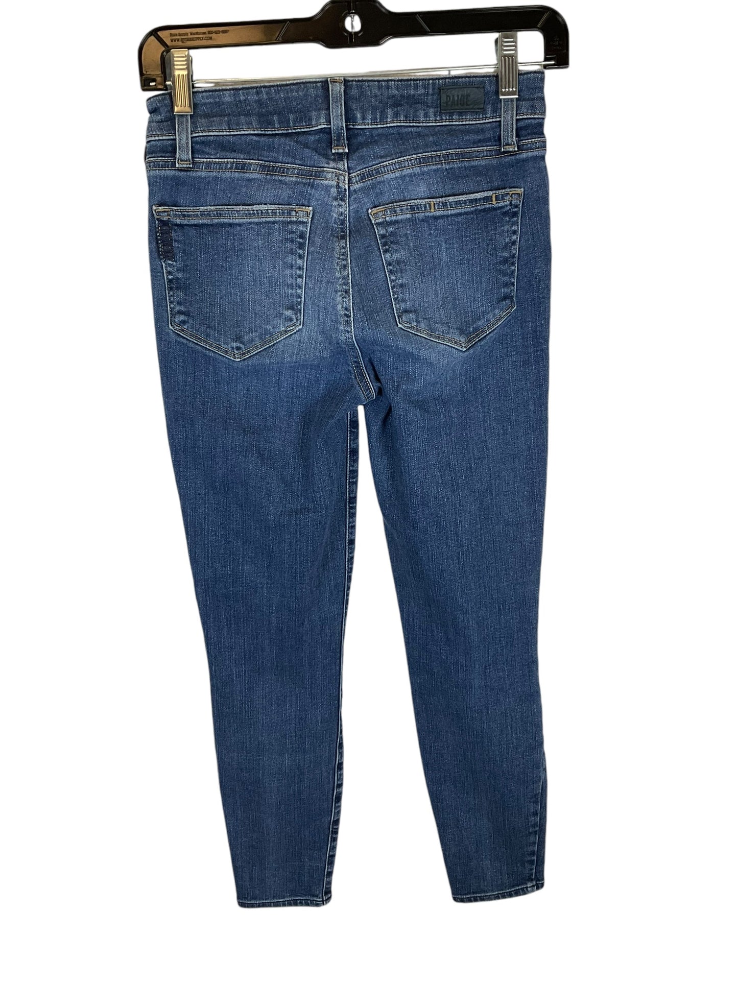 Jeans Designer By Paige In Blue Denim, Size: 0