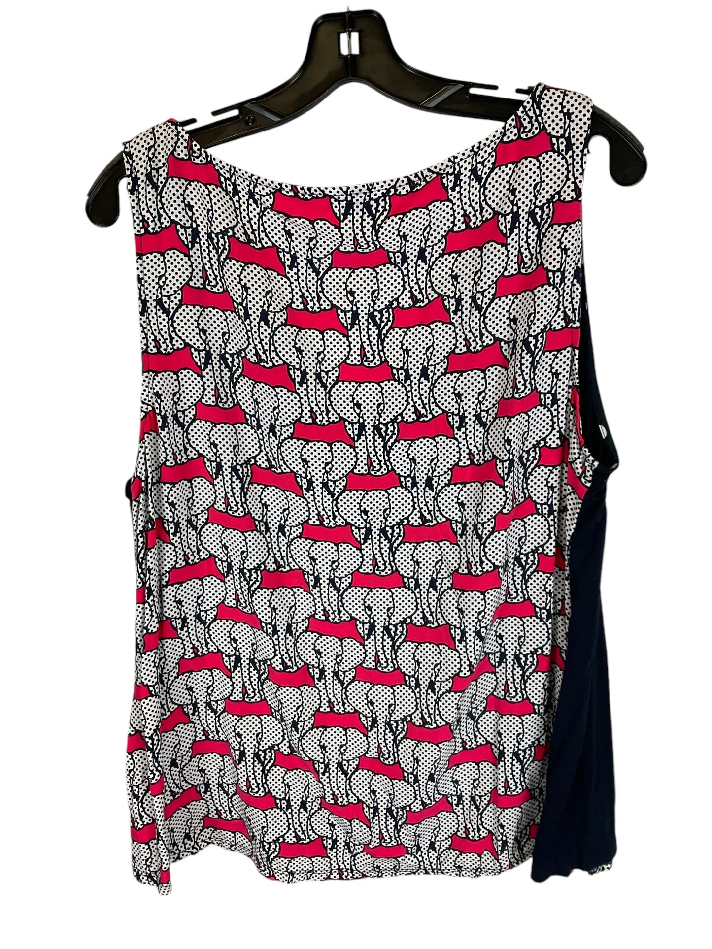 Top Sleeveless By Crown And Ivy In Navy, Size: 2x